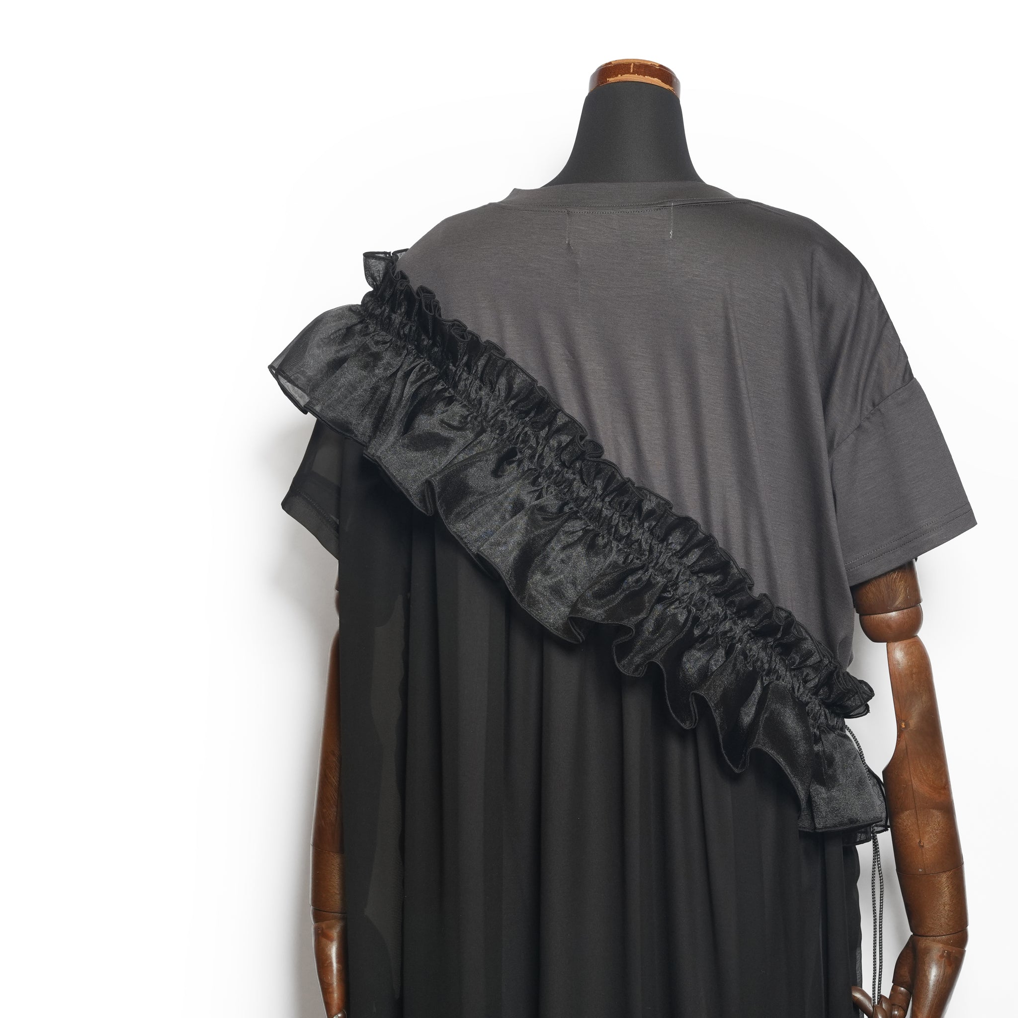 Tutu Frill Tee Dress– Black | BEDSIDEDRAMA