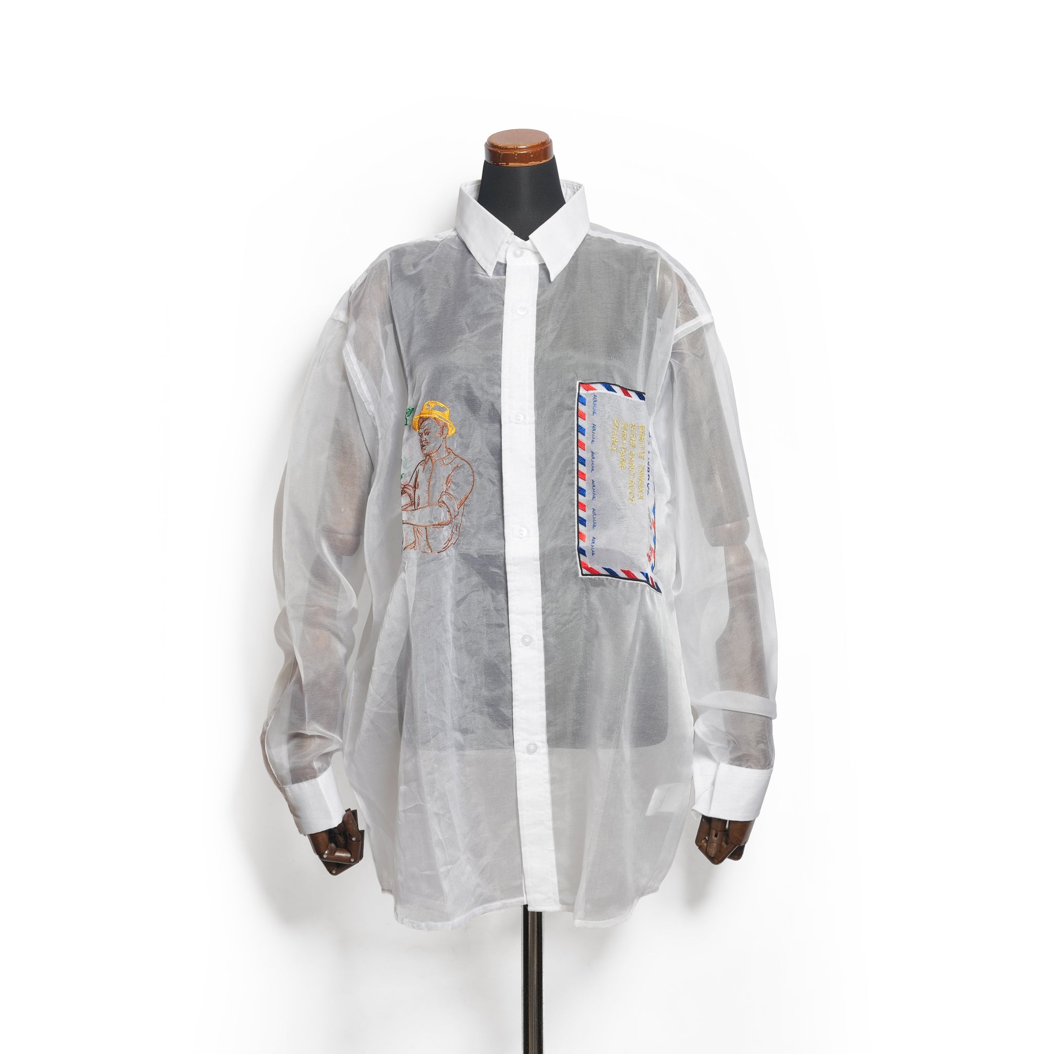 Brigitte Tanaka × The NERDYS FLEURISTE Shirt – White | The NERDYS