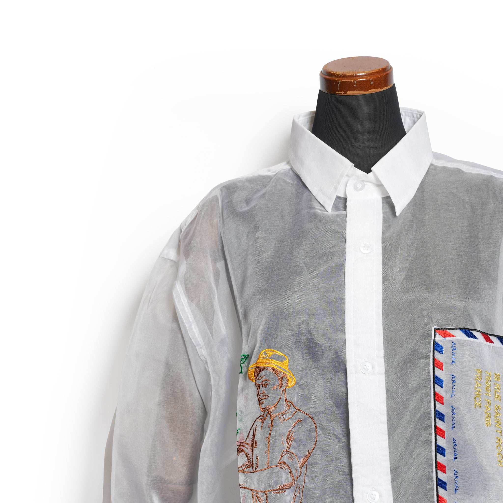 Brigitte Tanaka × The NERDYS FLEURISTE Shirt – White | The NERDYS