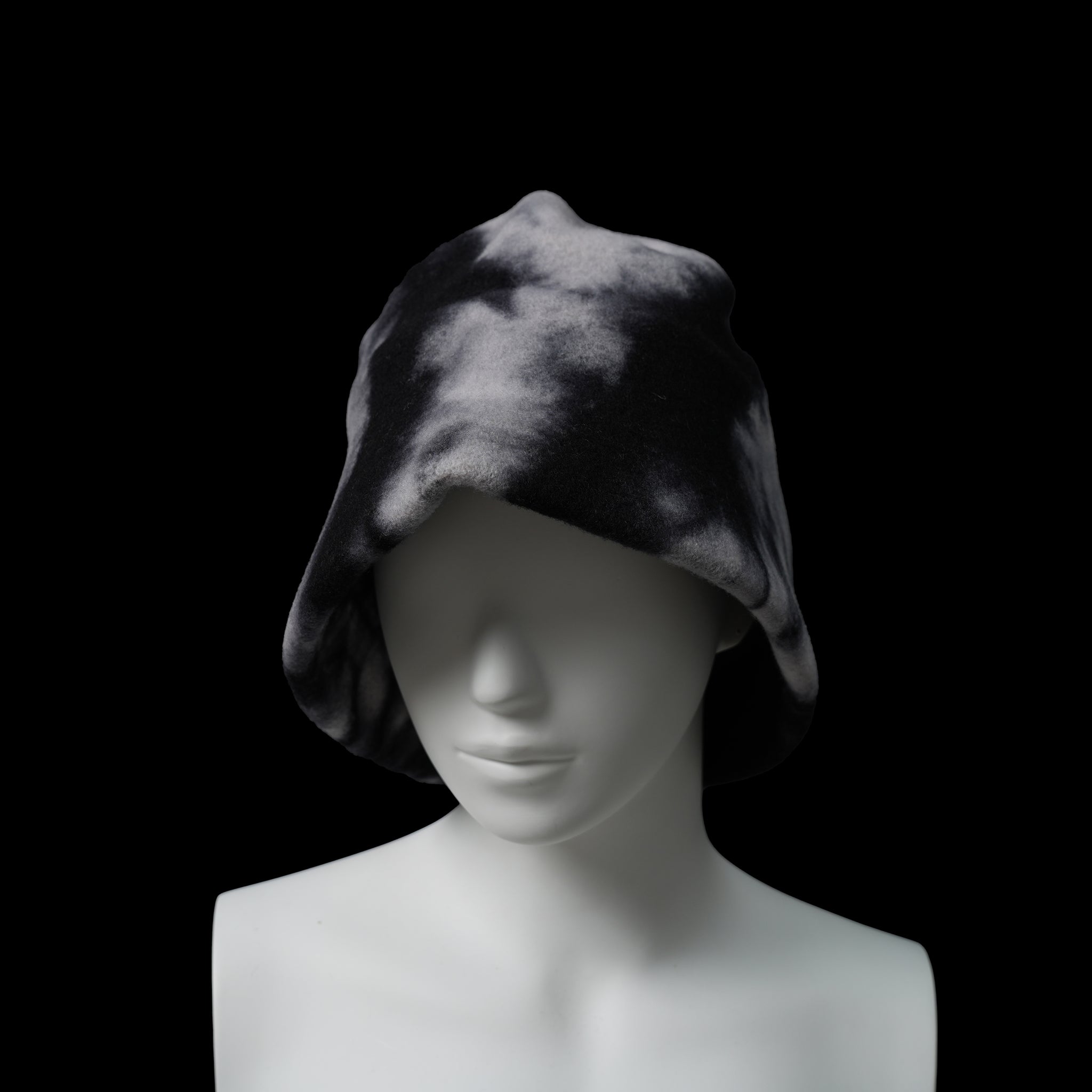 KO-014 | Clochard Hat Tie Dye | Color:Anthracite/Camel/Stone【KOPKA_コプカ】