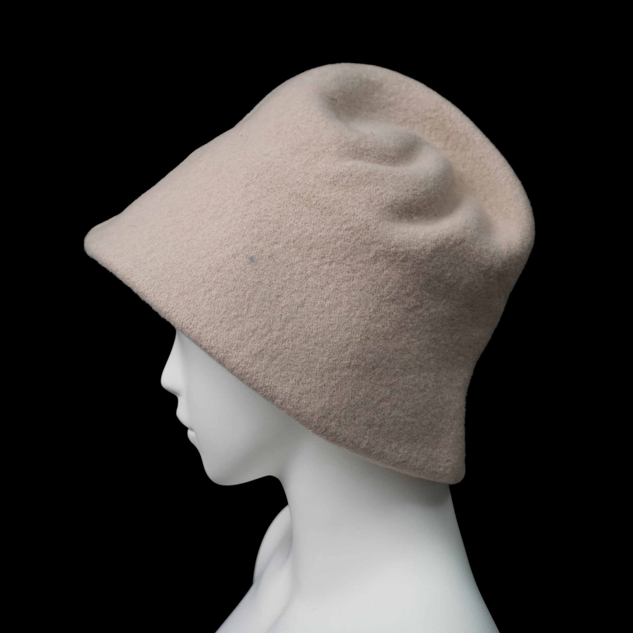 KO-008 | Clochard Hat | Color:Black/Espresso/Pebble【KOPKA_コプカ】【ネコポス選択可能】