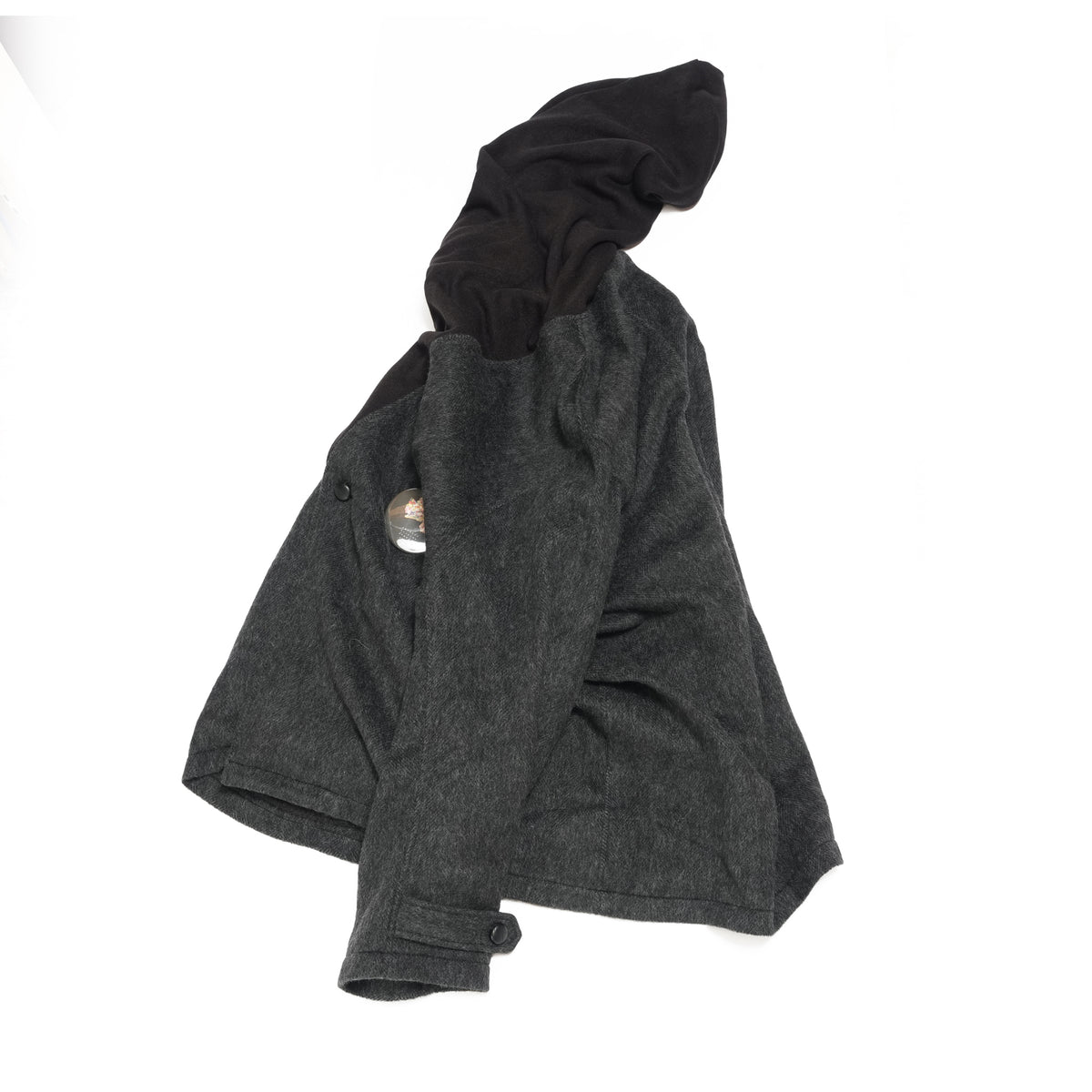 Anarchy Shawl Short Coat – Black | STOF