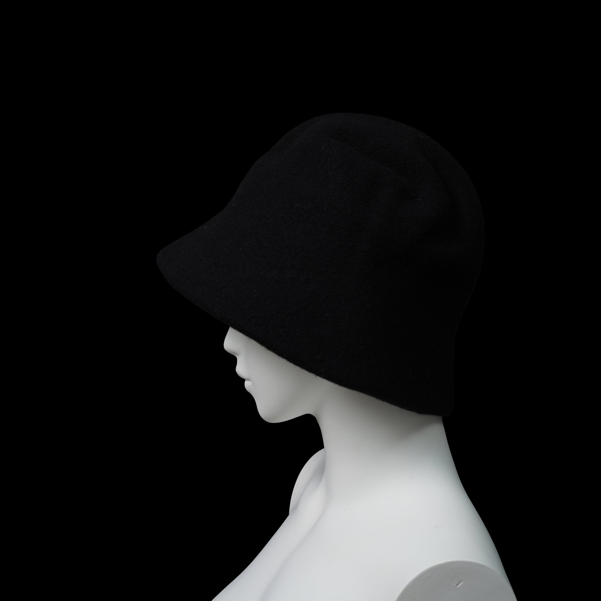 KO-008 | Clochard Hat | Color:Black/Espresso/Pebble【KOPKA_コプカ】【ネコポス選択可能】