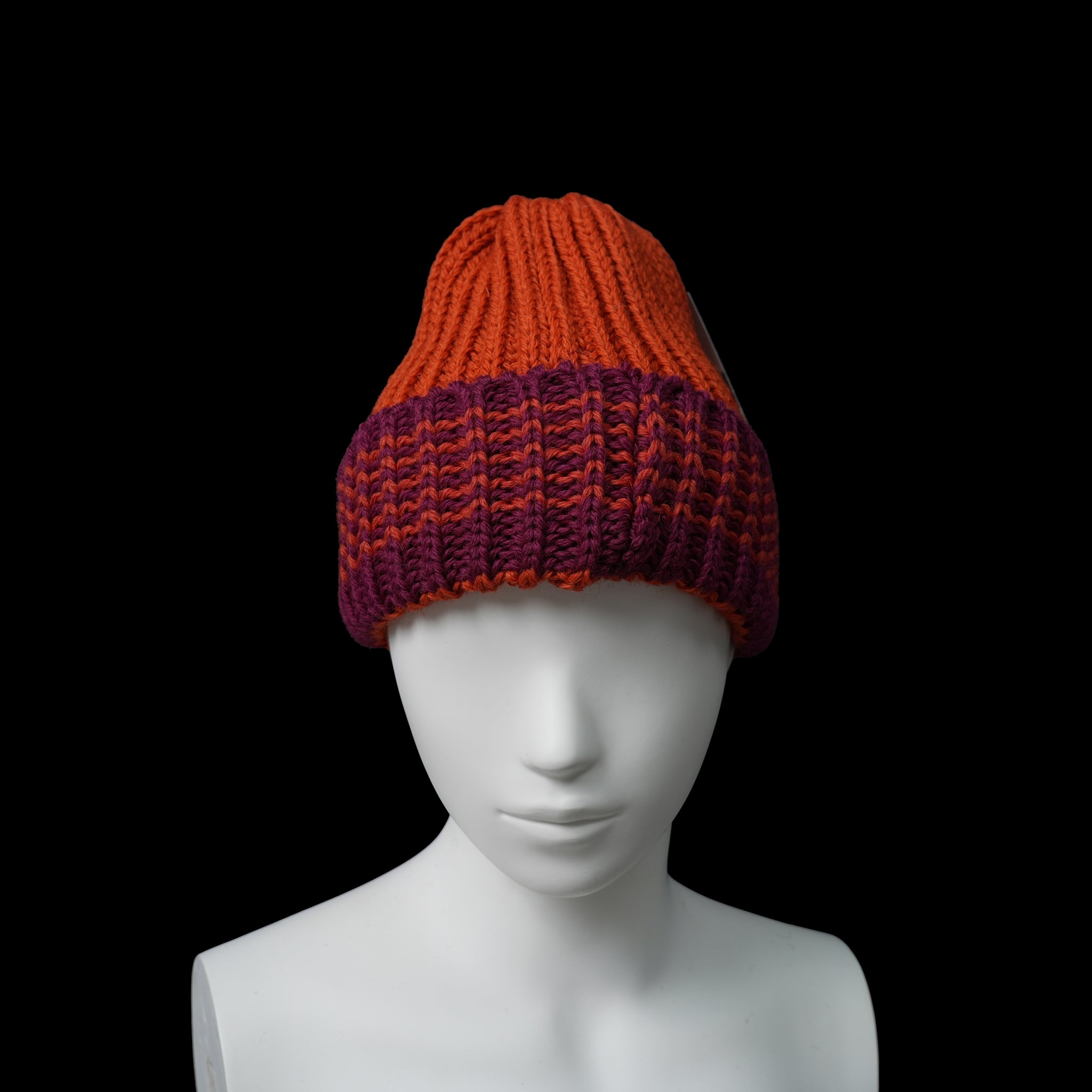 No:HL-23FW-0021 | Line BW 001 Bobcap – -Rose-Black / Darkgrn-Erndl-Ctcgrn / Lipstick-Port-Rust | HIGHLAND 2000【ネコポス選択可能】