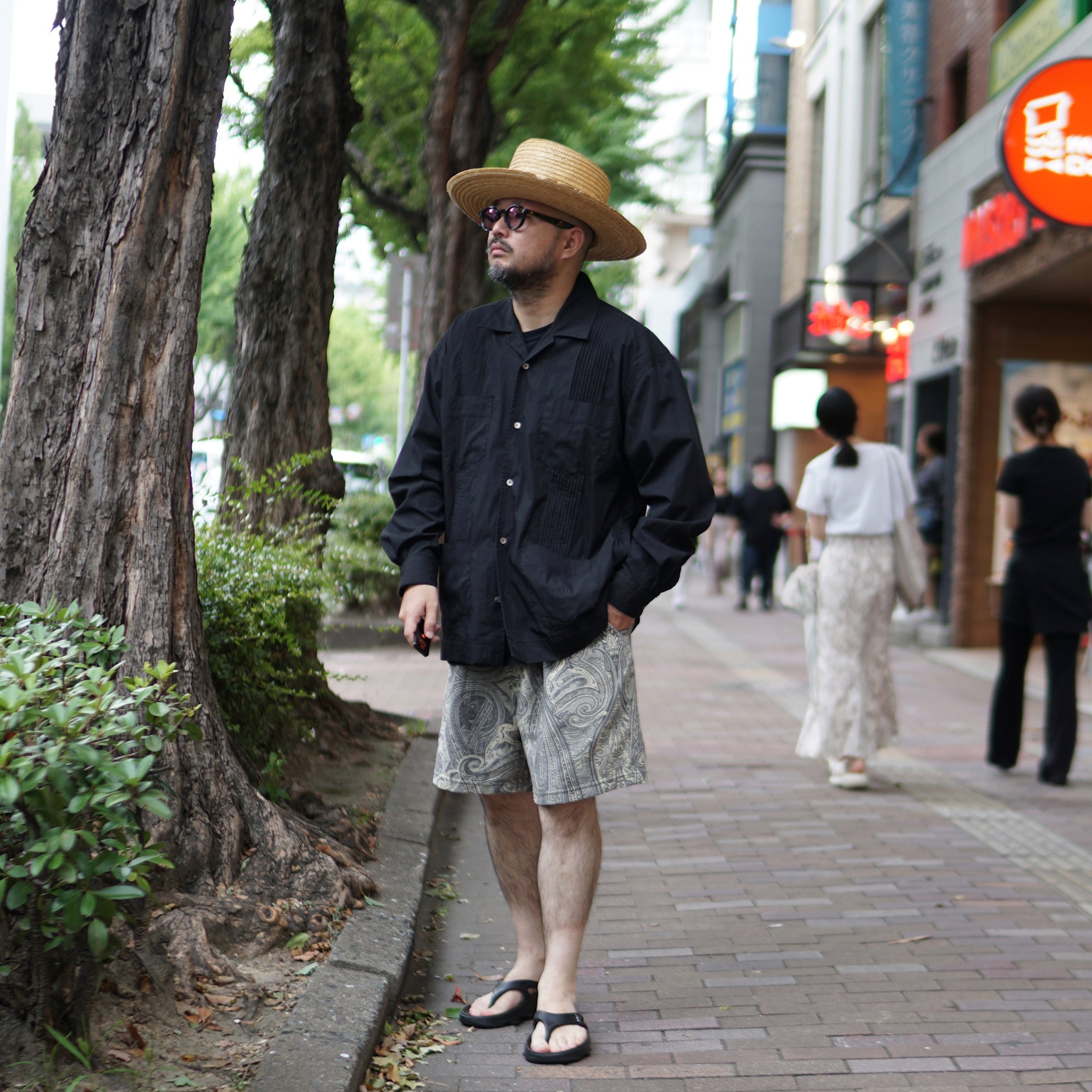 No:KLM23HSH1097 | Name:RATTLE | Color:Ltblue/Ltkhaki/Black【KELEN MEN_ケレン】