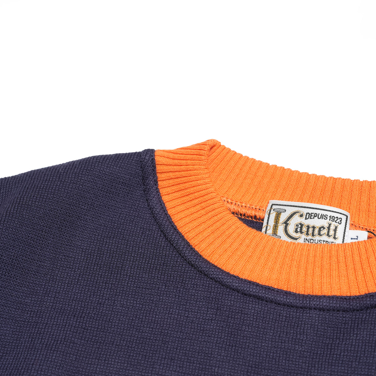 LE PULL – Marine / Abricot | KANELL INDUSTRIEL | 入荷予定アイテム