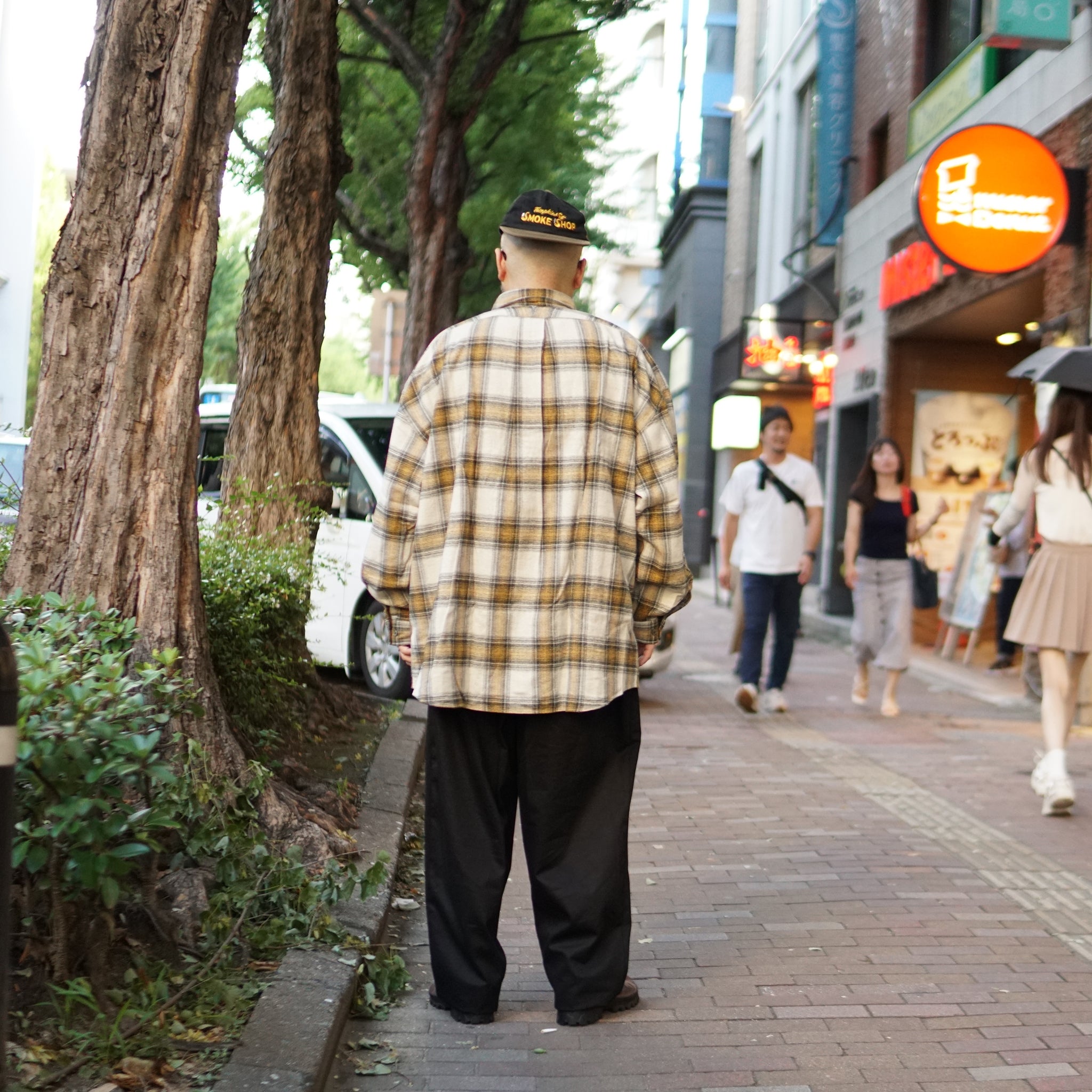 No:2023aw-RGW-01 | Name:REGULAR WIDE SHIRT-AMERANGE CHECK | Color:Yellow/Blue/Red【CATTA_カッタ】