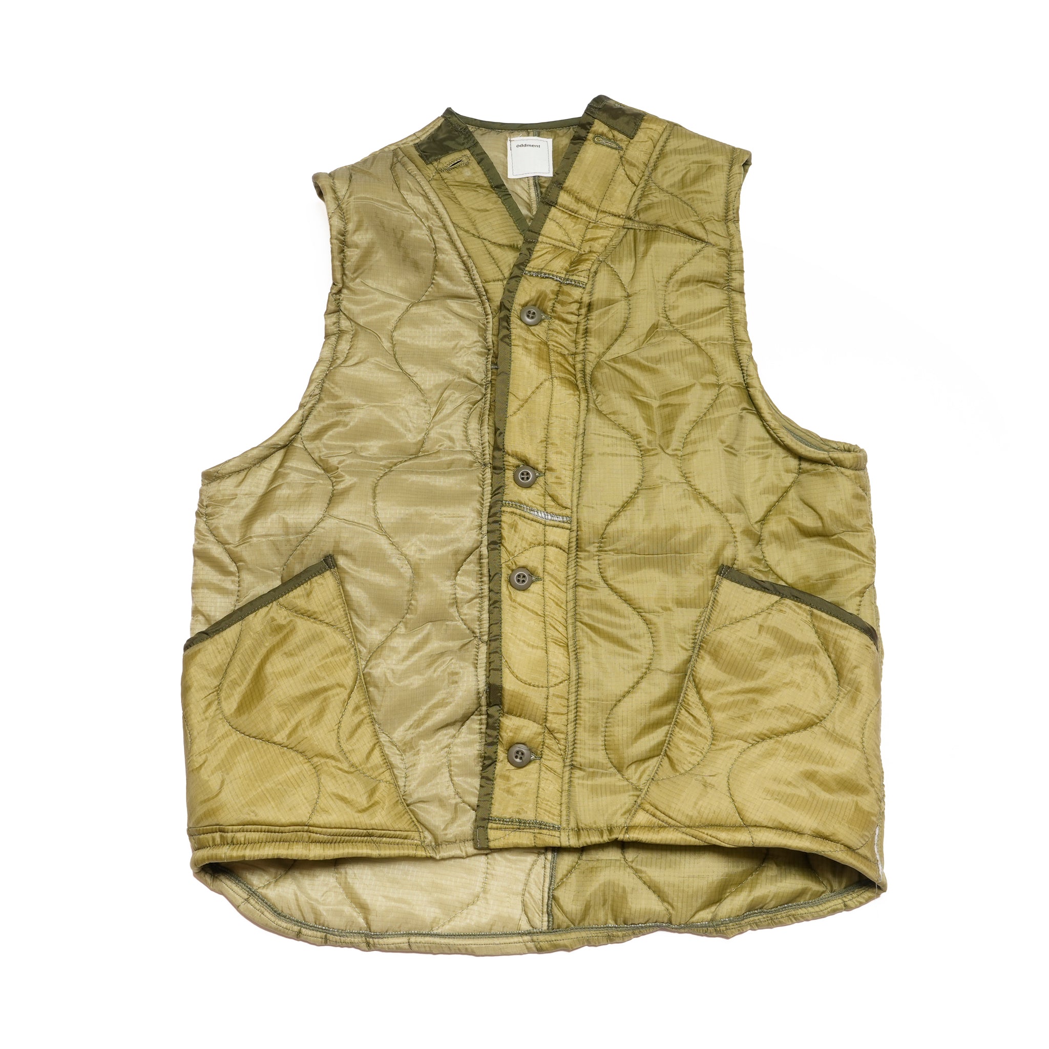 QUILTING VEST – Olive | odd2025aw-006 | ODDMENT