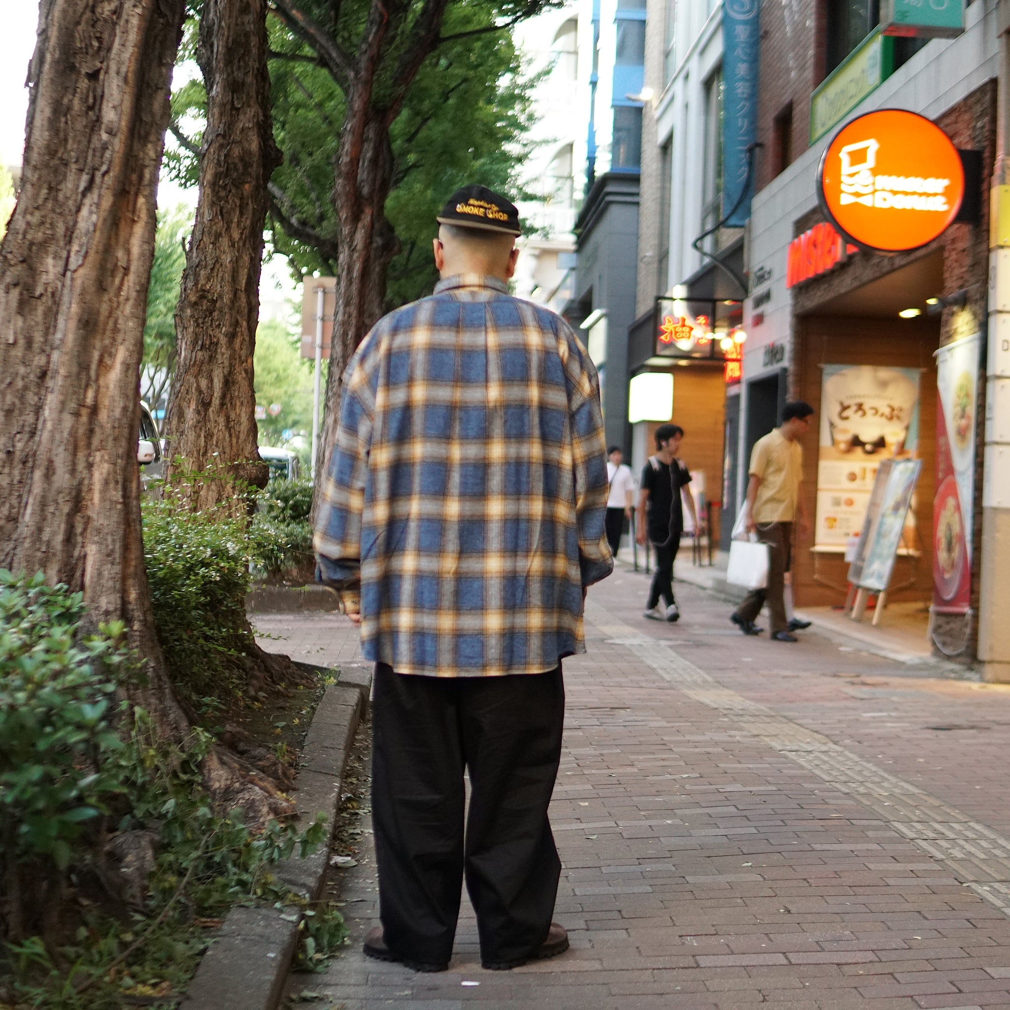 No:2023aw-RGW-01 | Name:REGULAR WIDE SHIRT-AMERANGE CHECK | Color:Yellow/Blue/Red【CATTA_カッタ】