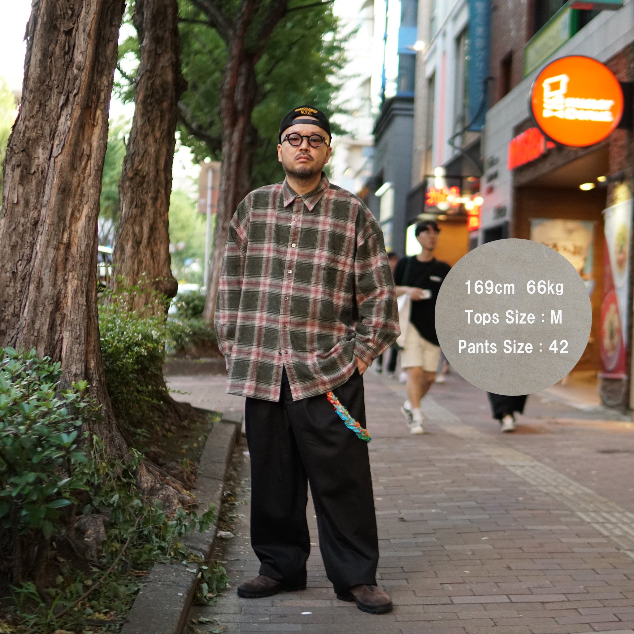 No:2023aw-RGW-01 | Name:REGULAR WIDE SHIRT-AMERANGE CHECK | Color:Yellow/Blue/Red【CATTA_カッタ】