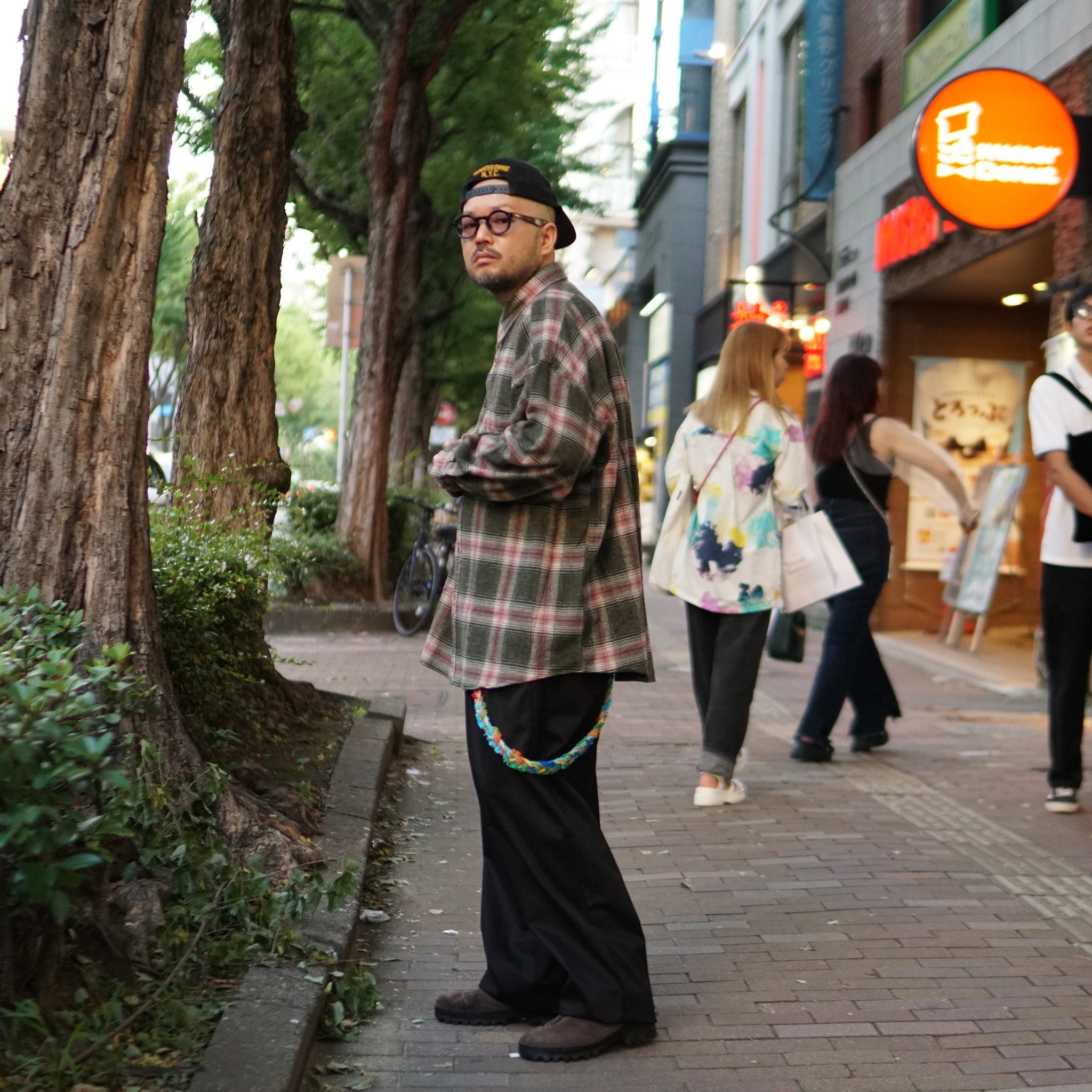 No:2023aw-RGW-01 | Name:REGULAR WIDE SHIRT-AMERANGE CHECK | Color:Yellow/Blue/Red【CATTA_カッタ】
