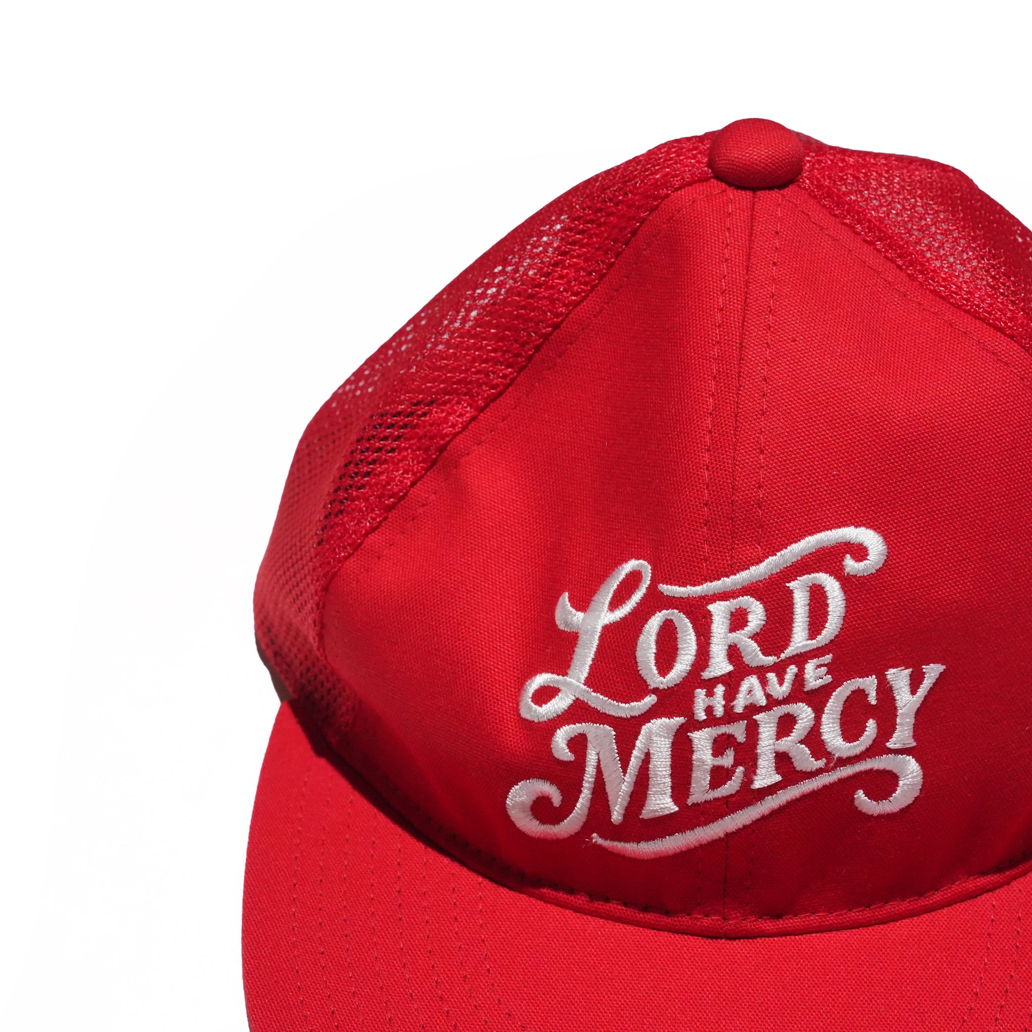 Flat Visor Mesh Cap – Red | RACAL