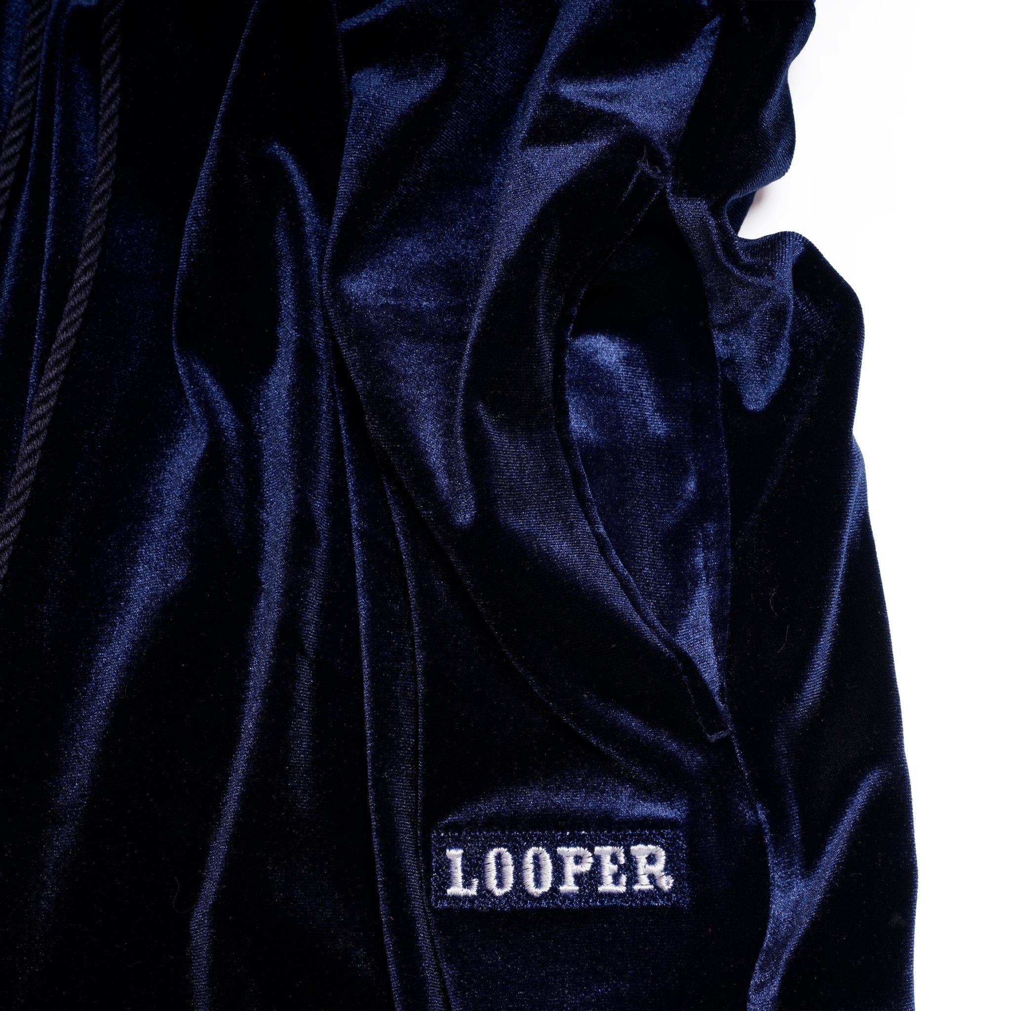 Velor Pants | Color_Navy | No_L-PA-004_navy【Looper_ルーパー】
