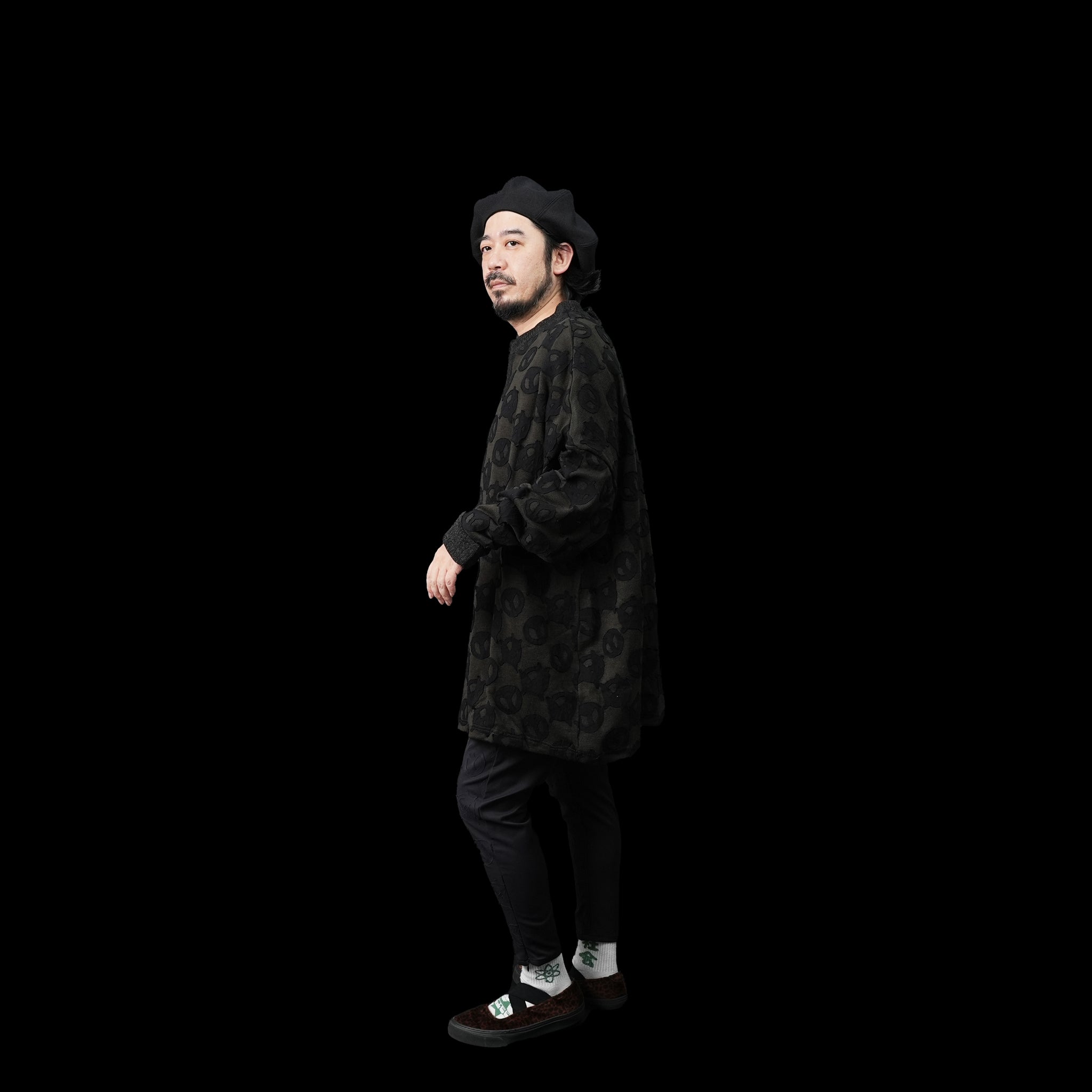 No:SF23AW-08 | Name:A&P Relax Pulover | Color:Black【STOF_ストフ】