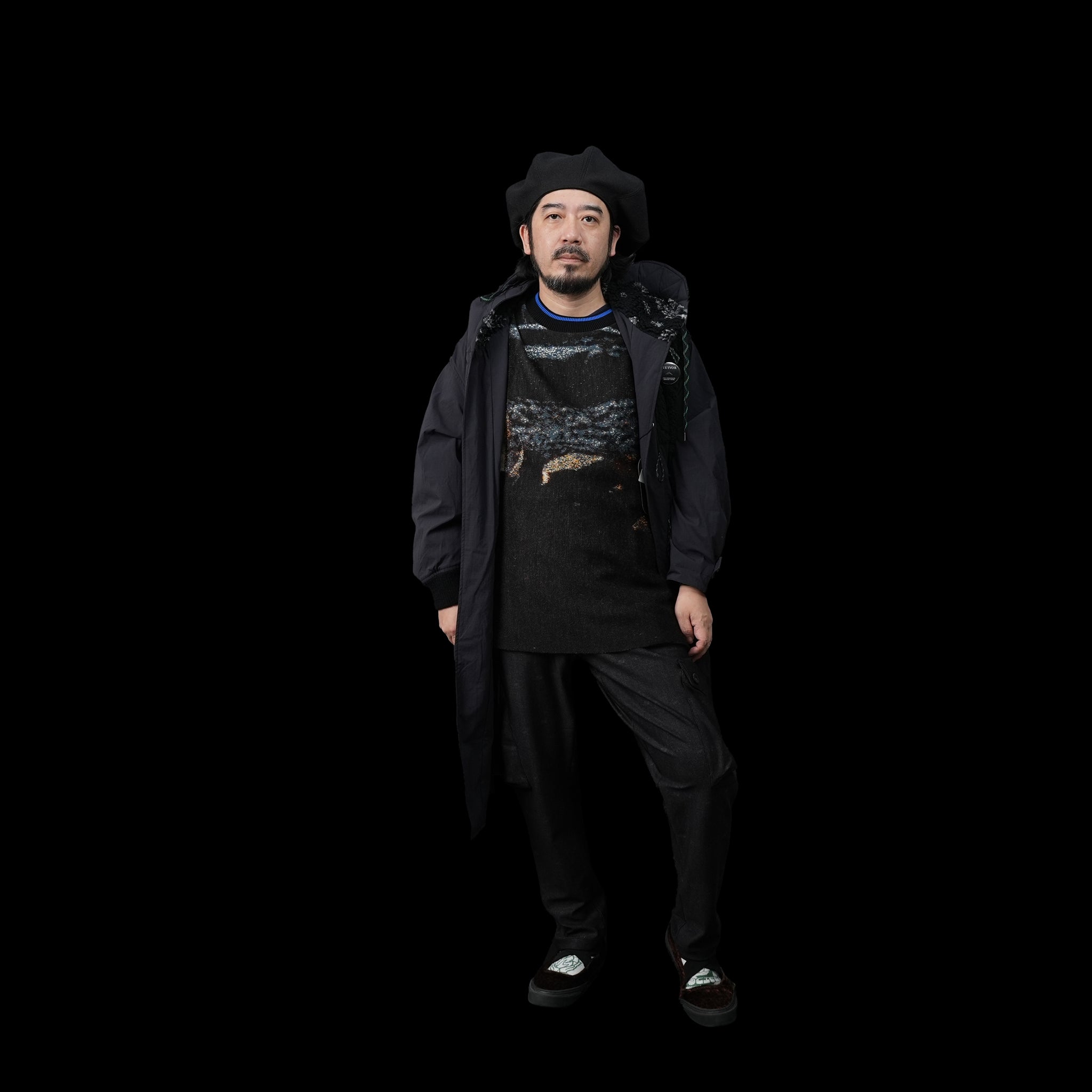 No:NV23AW-02 | Name:CORDURA® Outdoor Duffle Coat | Color:Black【NEYVOR_ネイバー】