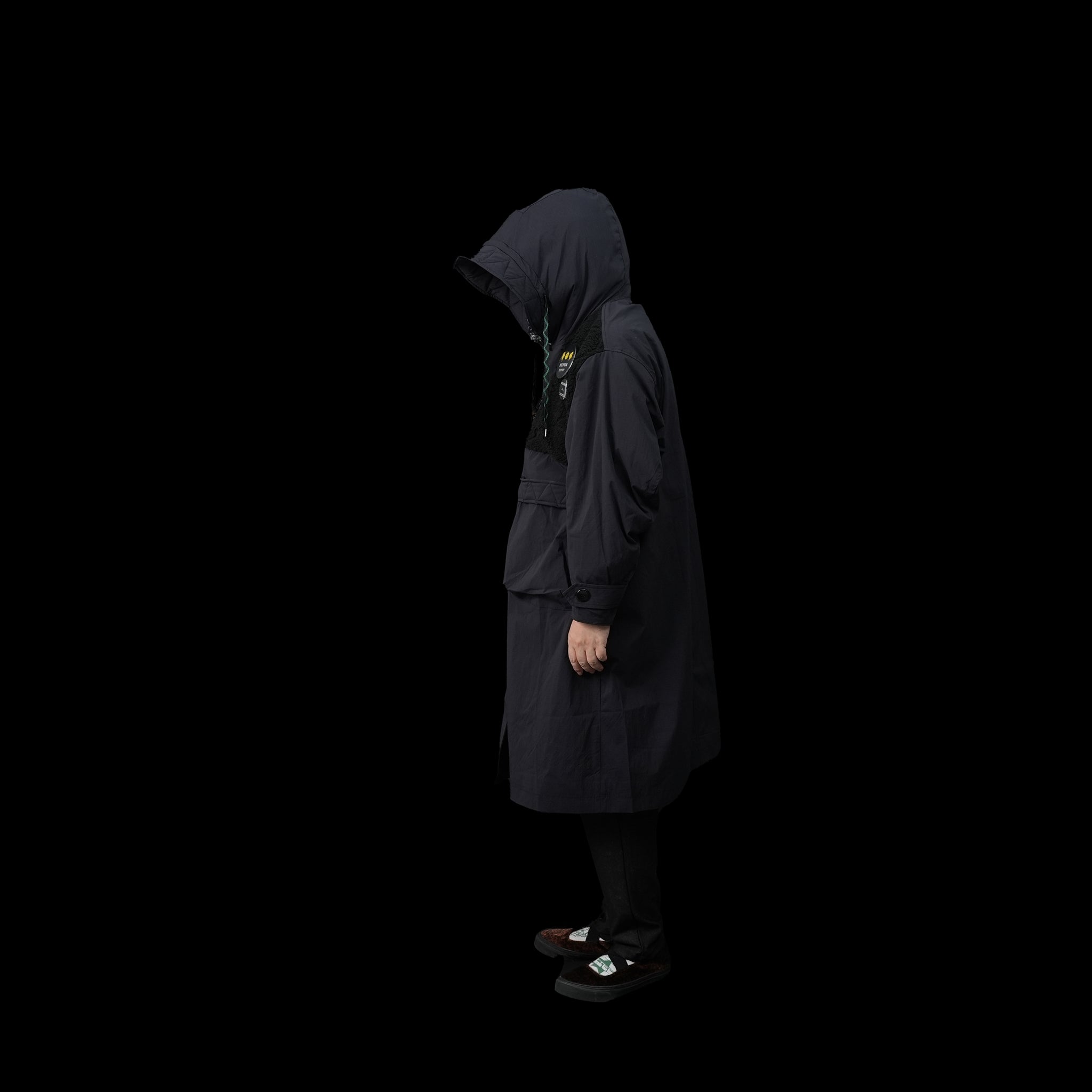 No:NV23AW-02 | Name:CORDURA® Outdoor Duffle Coat | Color:Black【NEYVOR_ネイバー】