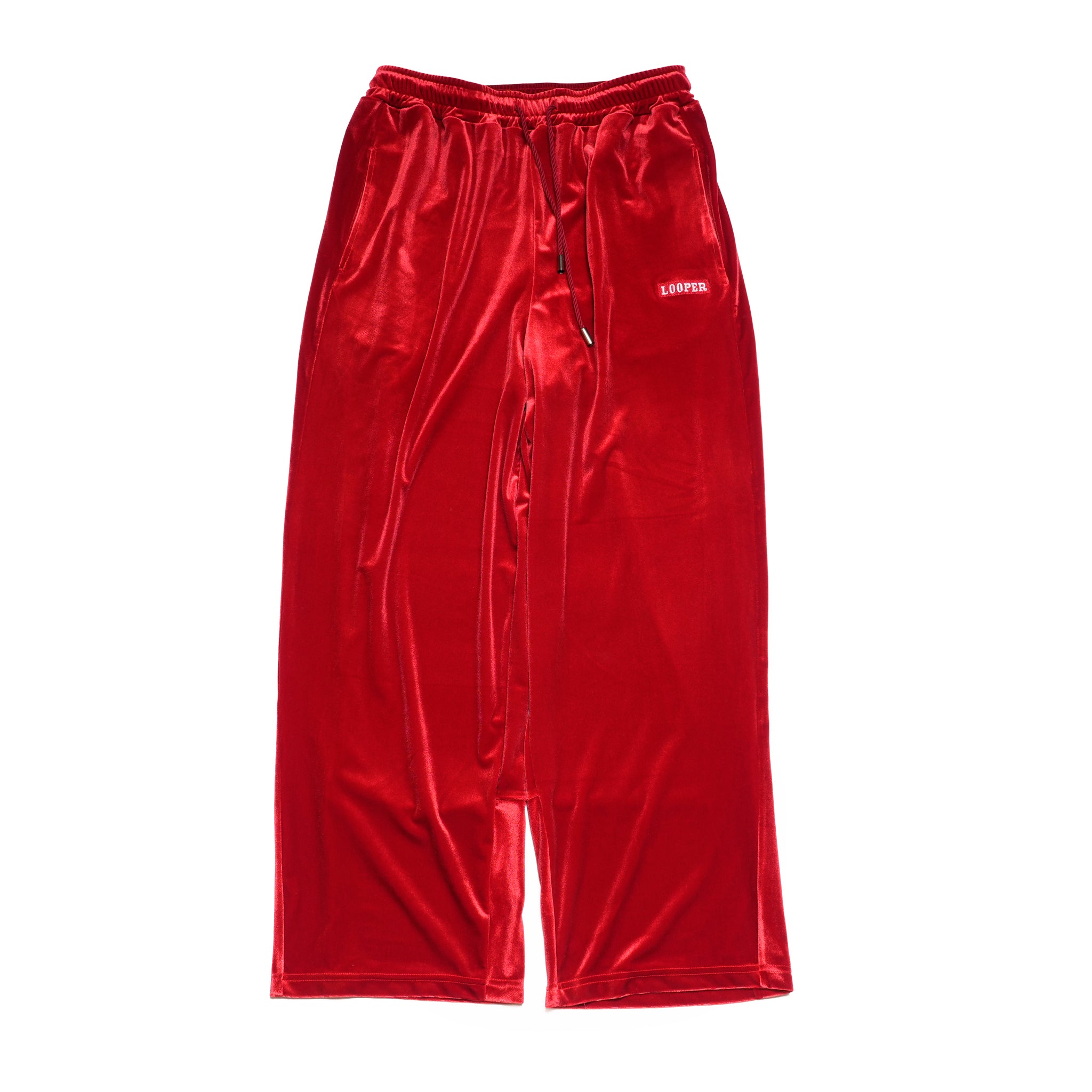 Velor Pants | Color_Red | No_L-PA-004_red【Looper_ルーパー】