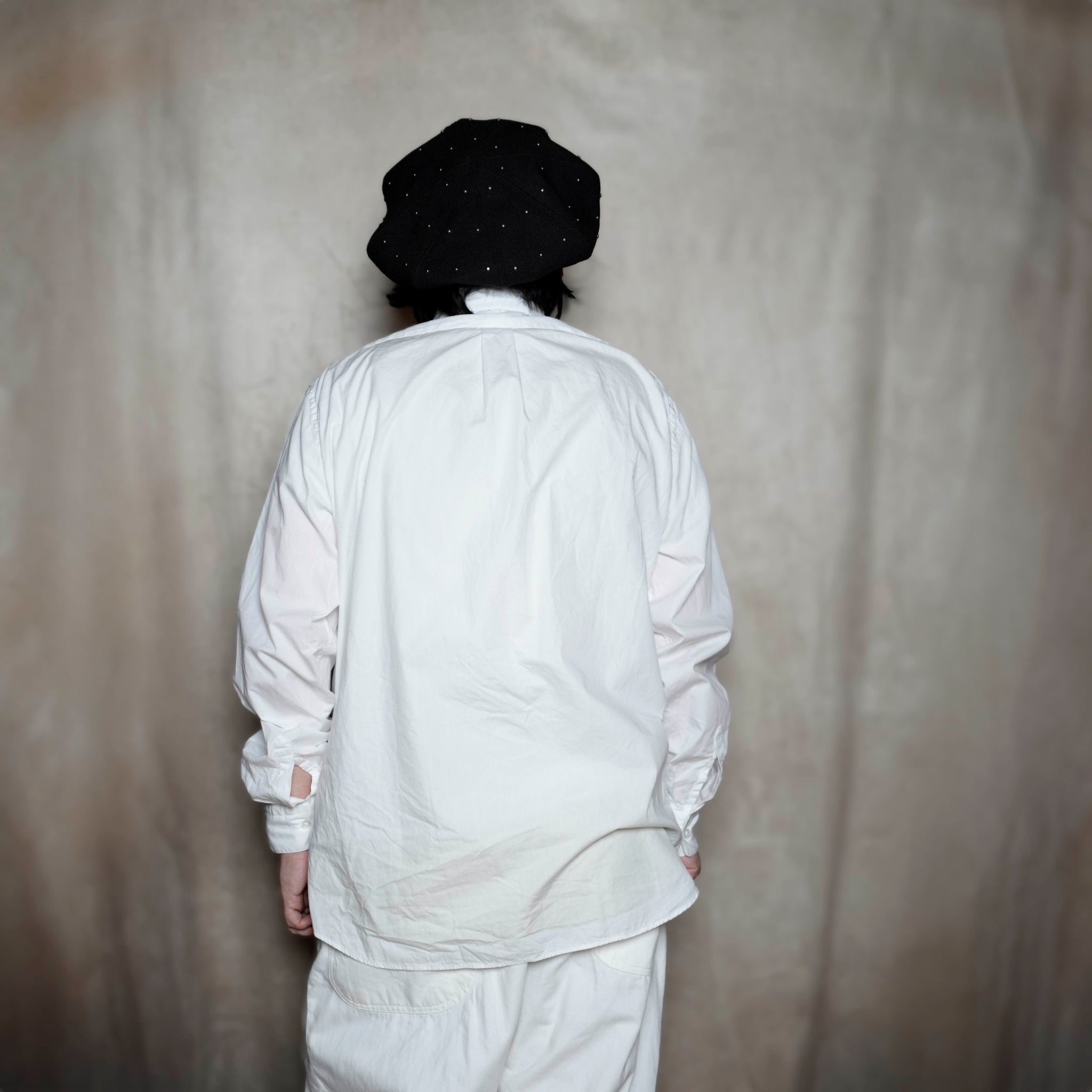 RG-03_WHITE | REGULAR COLLAR SHIRT-BROAD | Color:White【CATTA_カッタ】