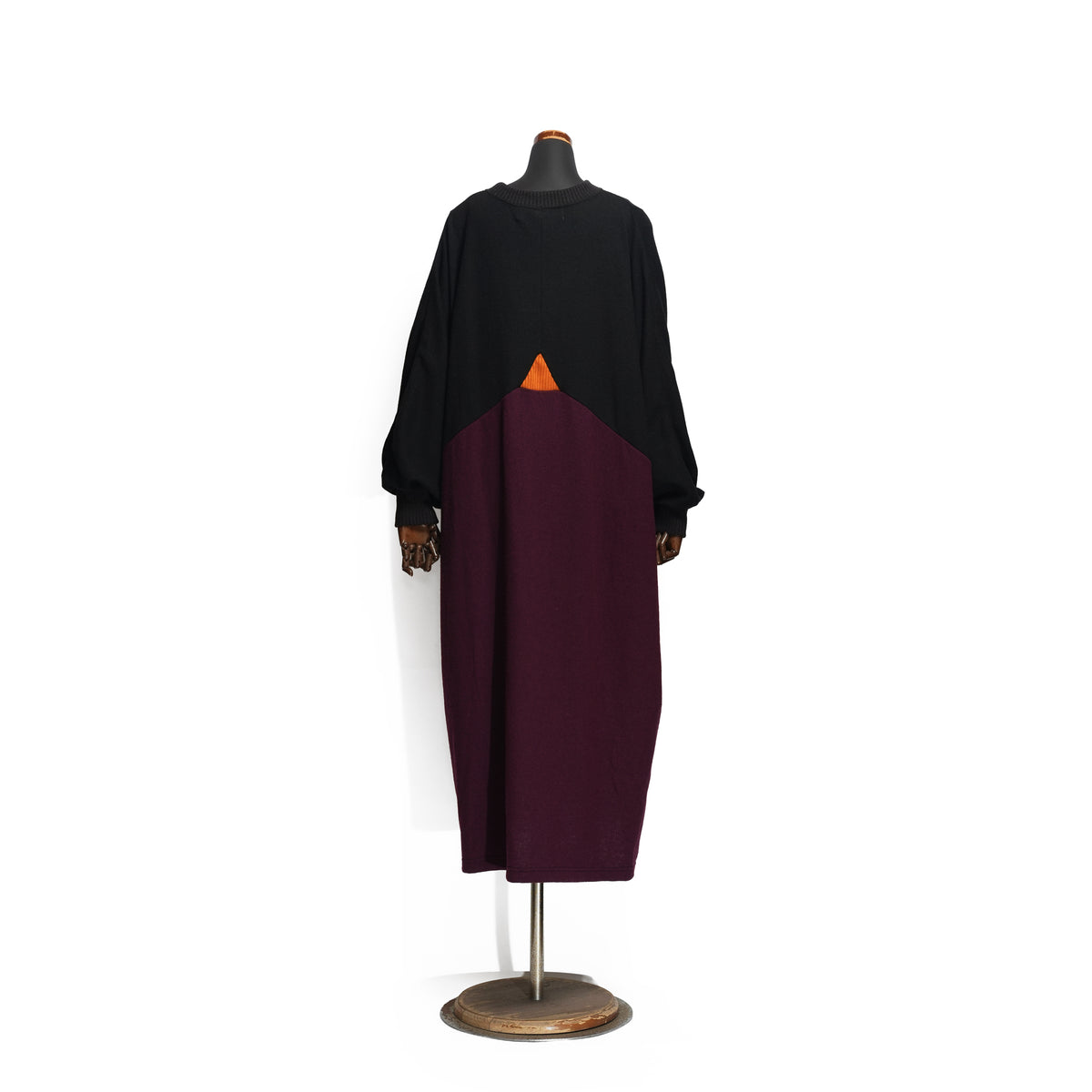 Pattern Switch Wide Dress – Black | BEDSIDEDRAMA