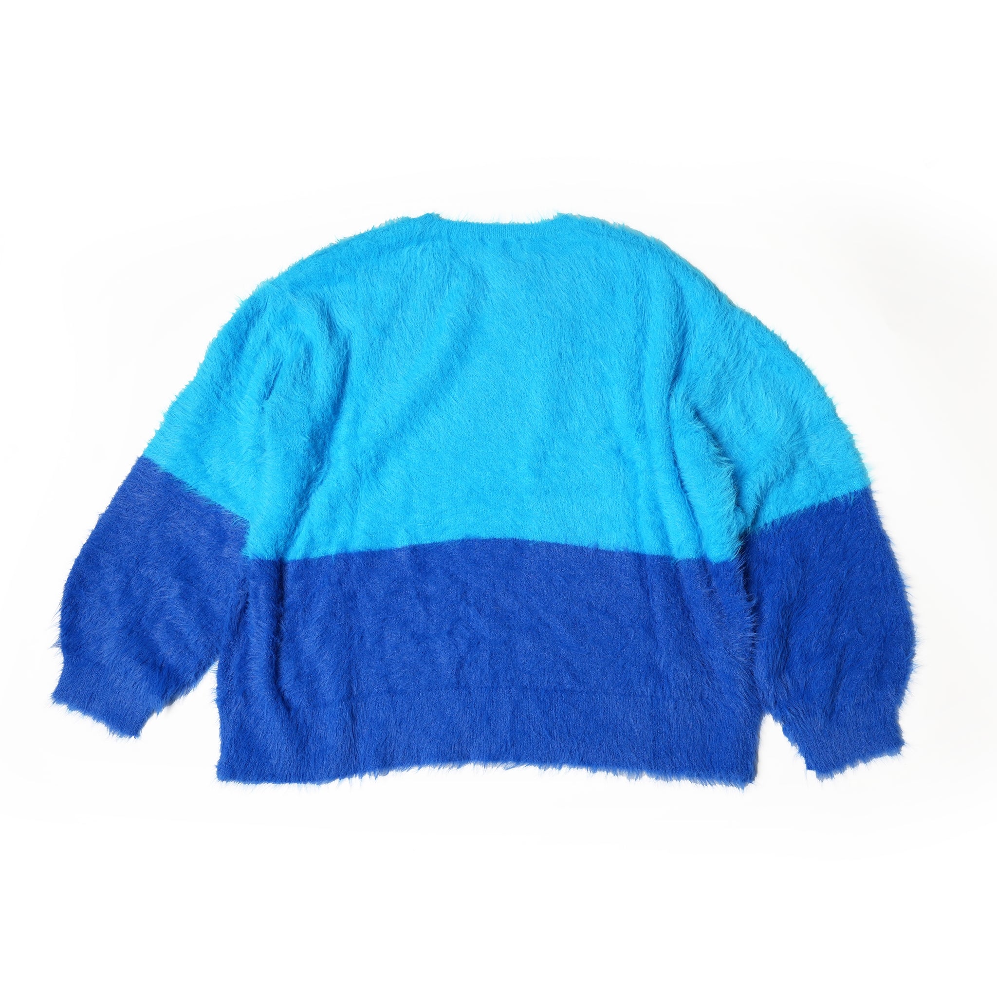No:24925C | Name:FLUFFY COLOUR BLOCKED SWEATER | Color:Aqua【ONE TEASPOON_ワンティースプーン】