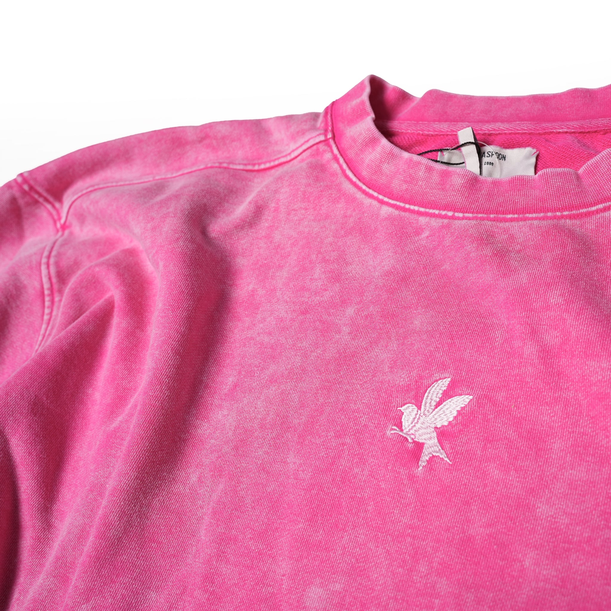 No:26030B | Name:PINK BOWER BIRD RETRO SWEATER | Color:Pink【ONE TEASPOON_ワンティースプーン】