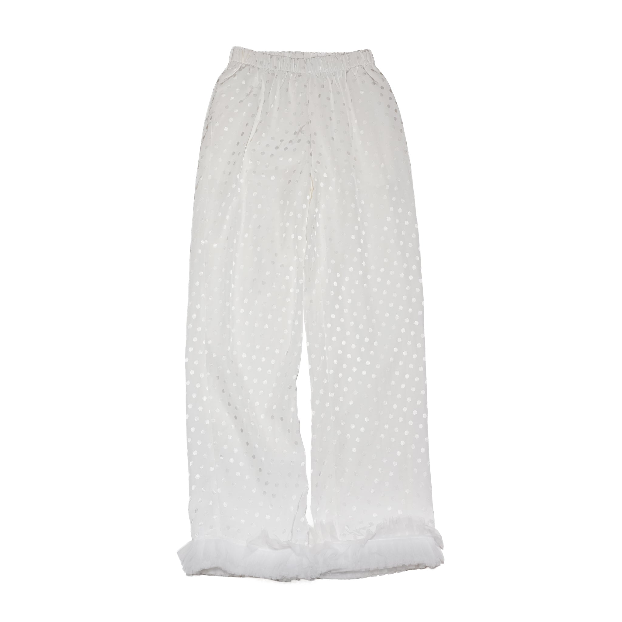 Perle Spot Trousers – White | SISTER JANE
