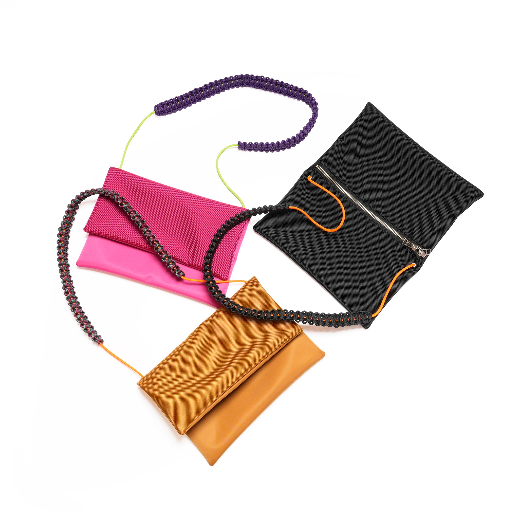 No_F-B-019 | Color_Black/Camel/Pink【FULAT_フラット】