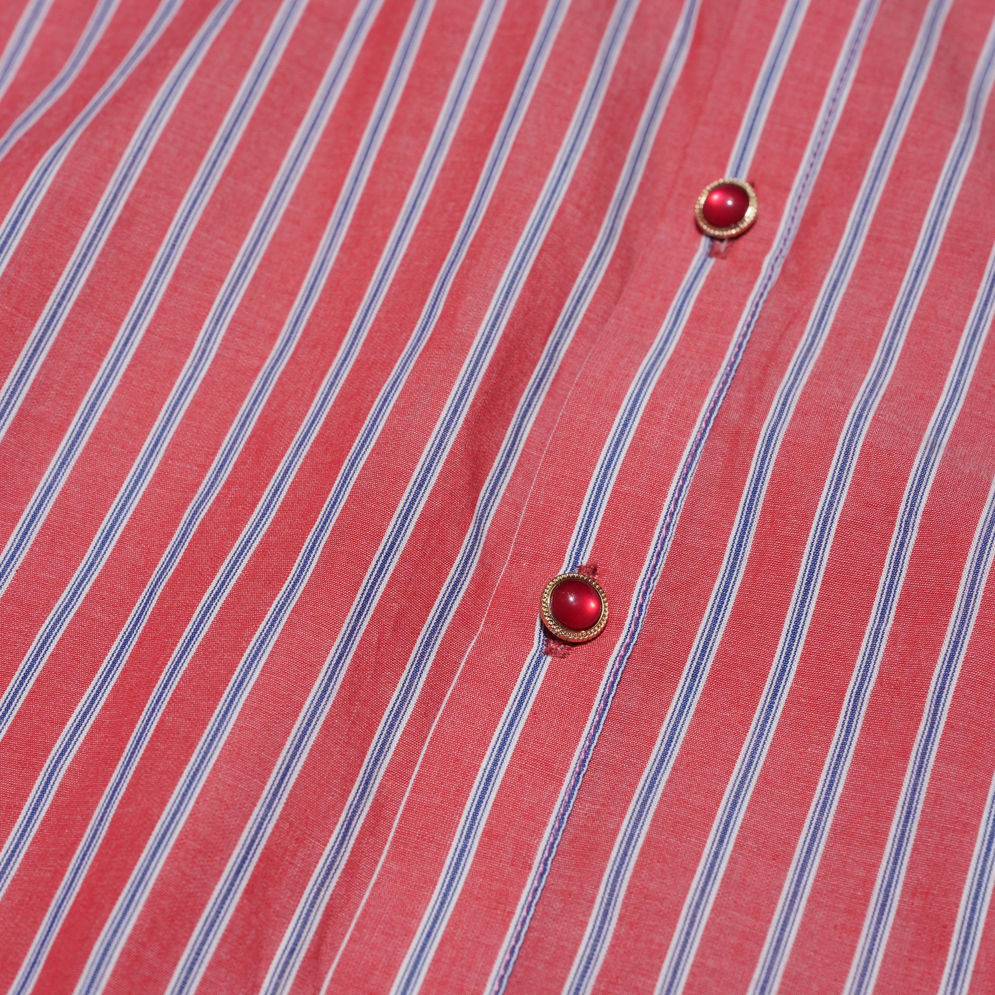 Penny Stripe Shirt – Red | SISTER JANE