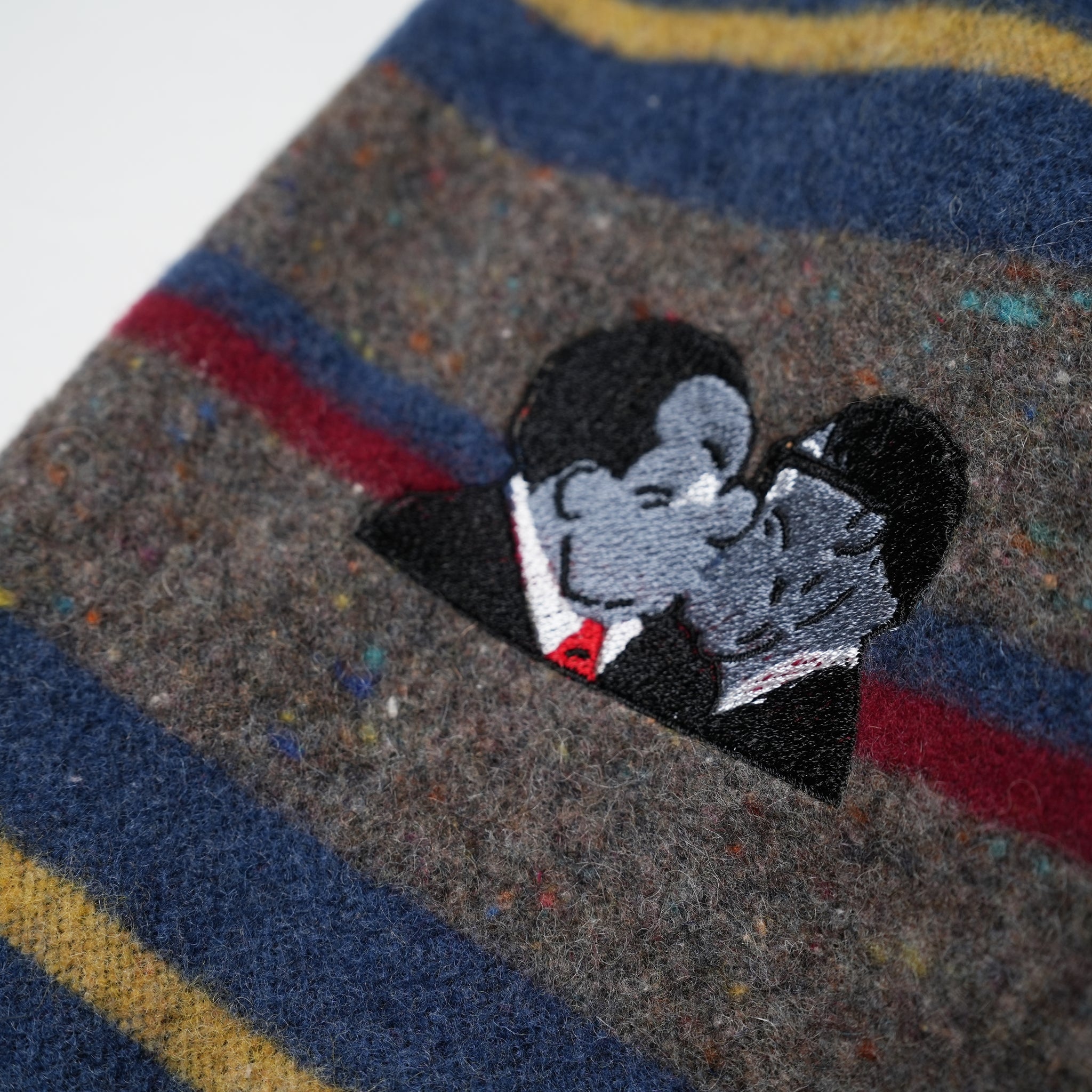 No:OinT-PO01_d | Name:PEACE mexican hoodie | Color:STLIPE【OinT_オーインティー】