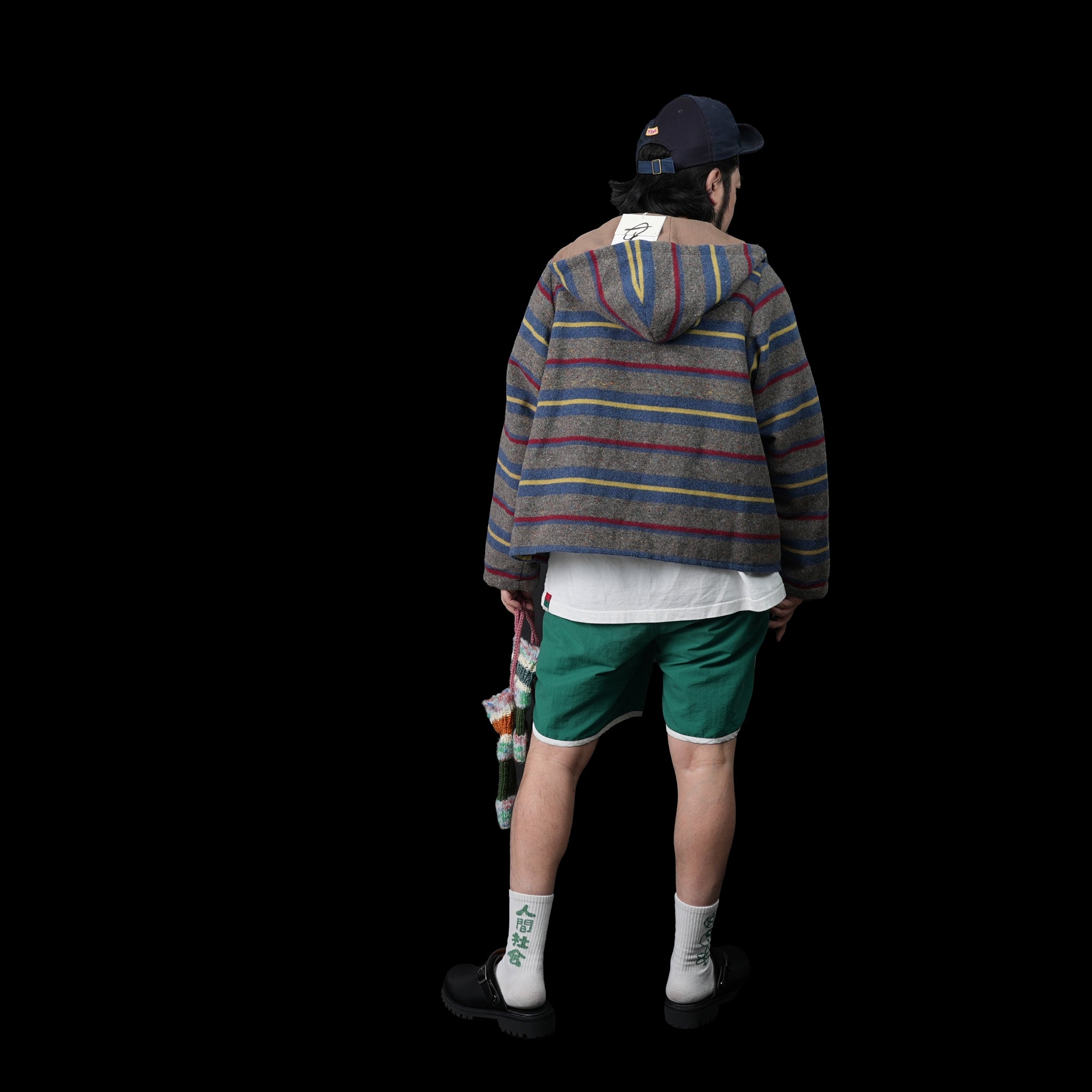 No:OinT-PO01_d | Name:PEACE mexican hoodie | Color:STLIPE【OinT_オーインティー】