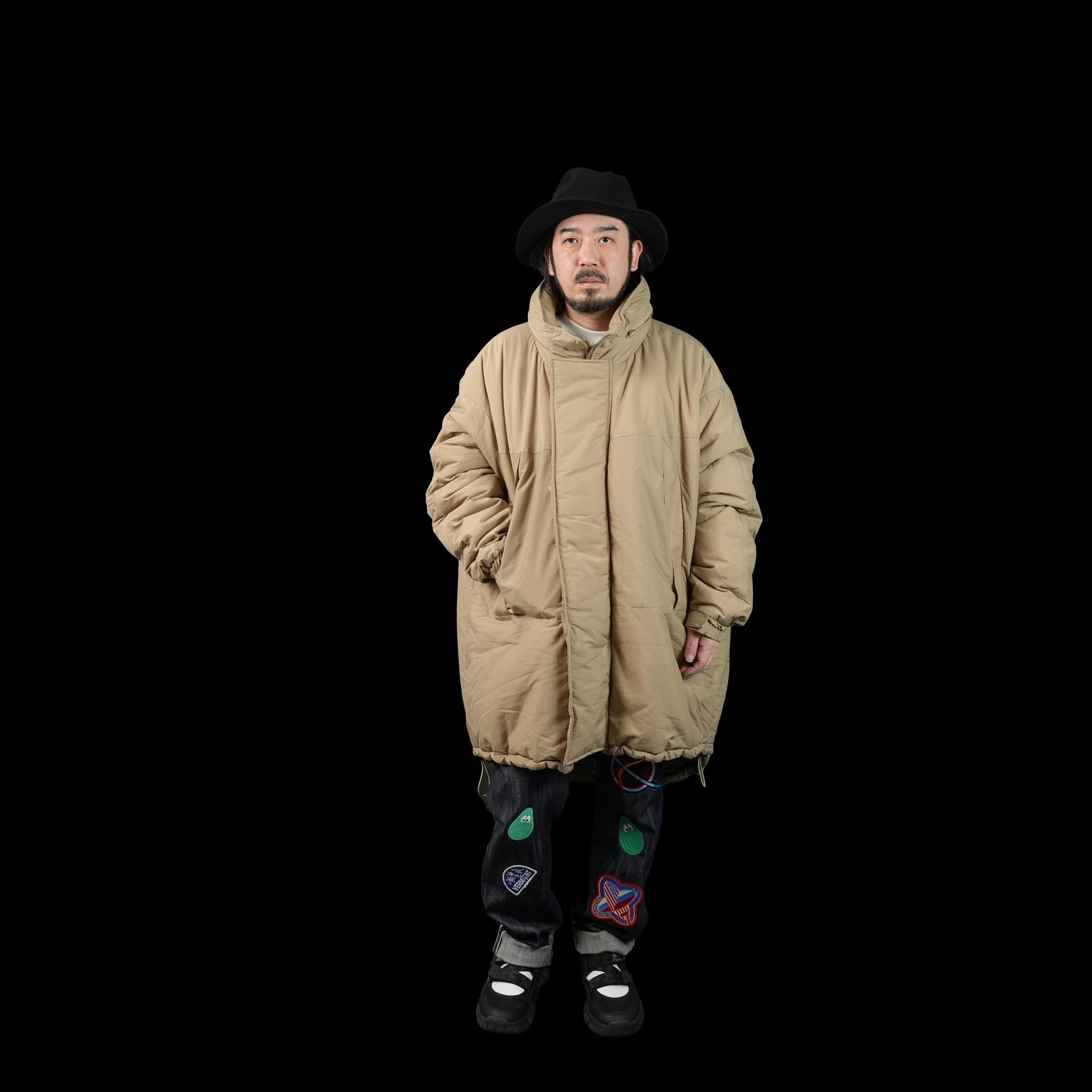 No:ms21f010a | Name:level7 type2 monster coat | Color:Black/Coyote【MADE IN STANDARD】【入荷予定アイテム・入荷連絡可能】