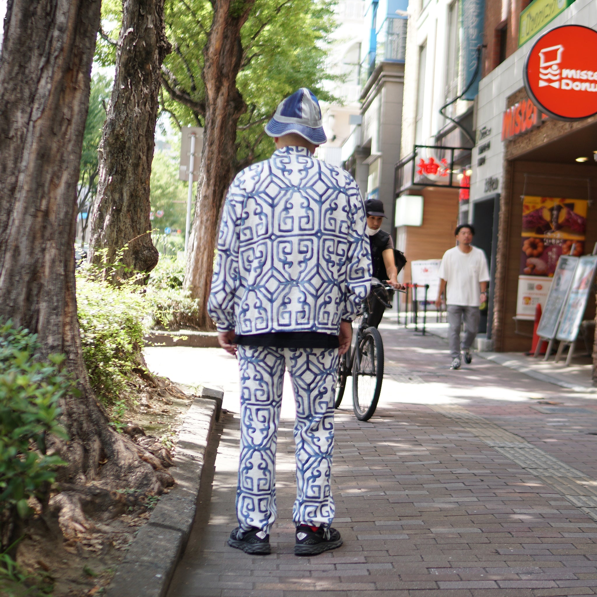 No:dead3 | Name:Dead stock fabric setup blouson | Color:Blue | Size:M【NASNGWAM_ナスングワム】