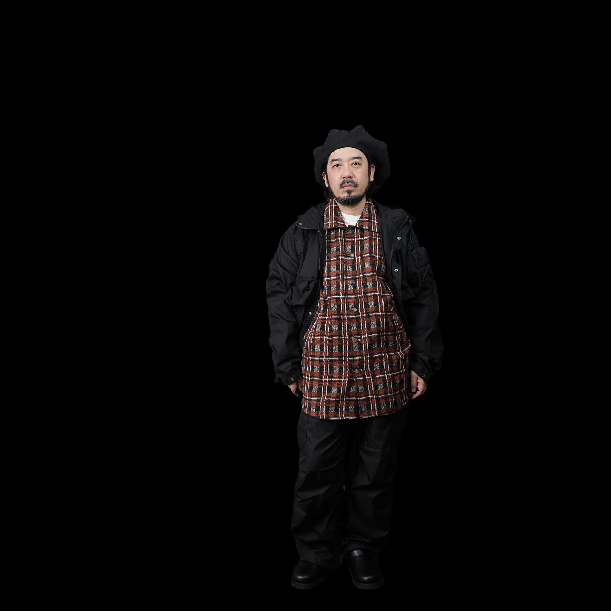 No:KLM23FJK1078 | Name:OPYL | Color:Charcoal/Orange【KELEN MEN_ケレン】