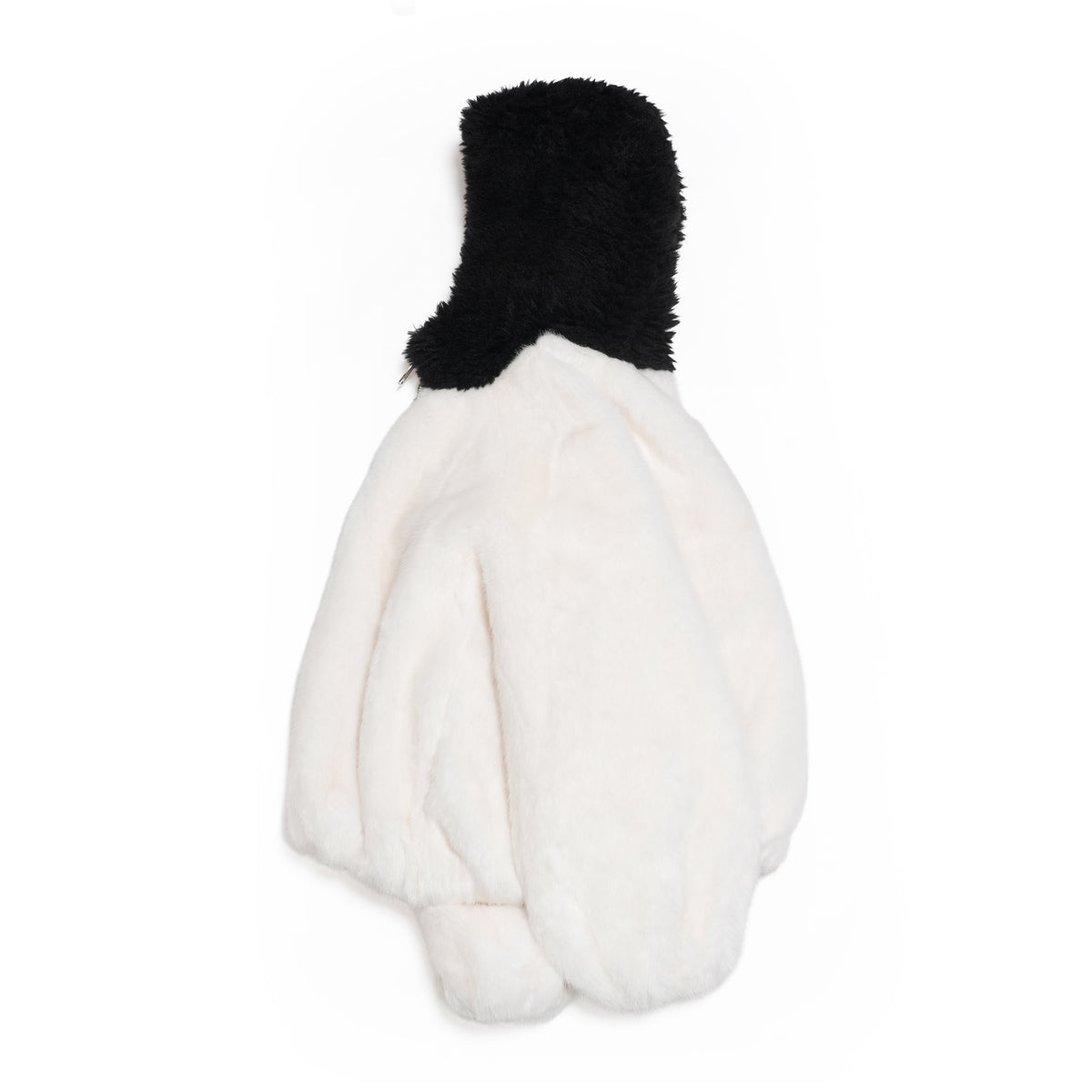 NADIA Faux Fur Hooded Zip-Up Jumper – S/WHITE | MOLLIOLLI