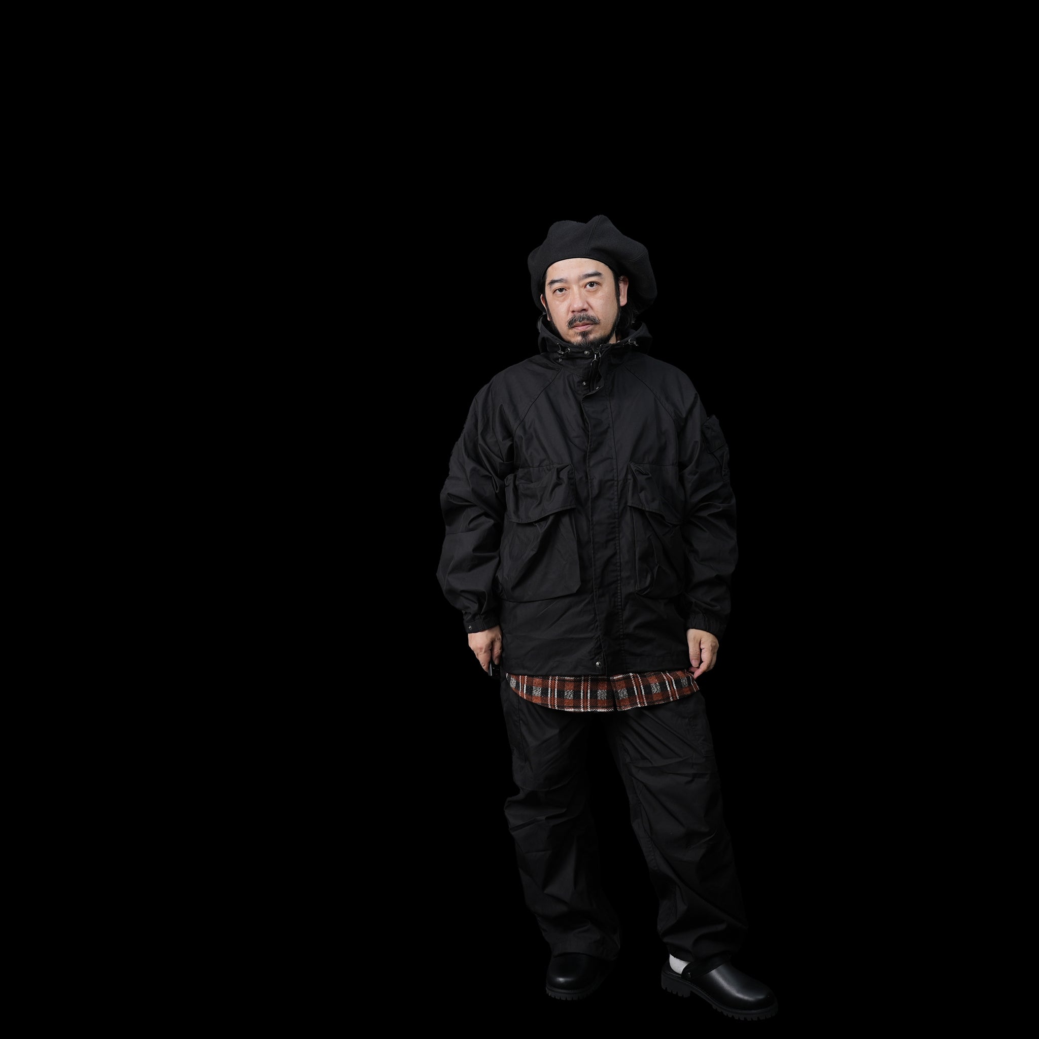 HYATT SNACK – Black / Brownorange | KELEN MEN