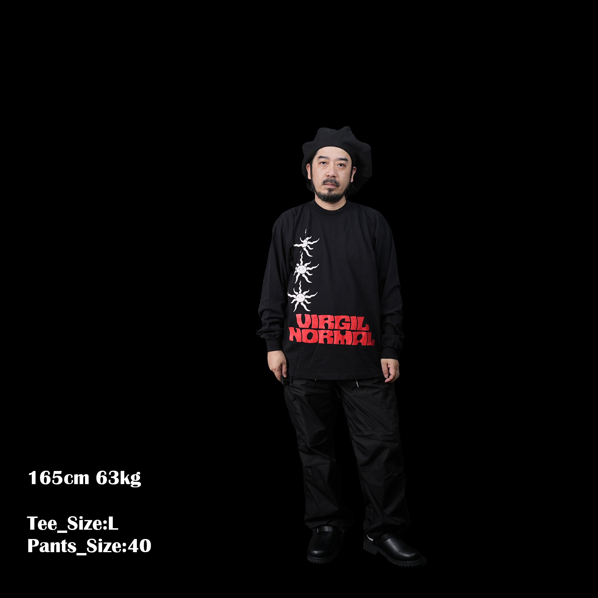 No:VN274 | Name:I NEED IT BAD | Color:Black【VIRGIL NORMAL_ヴァージルノーマル】