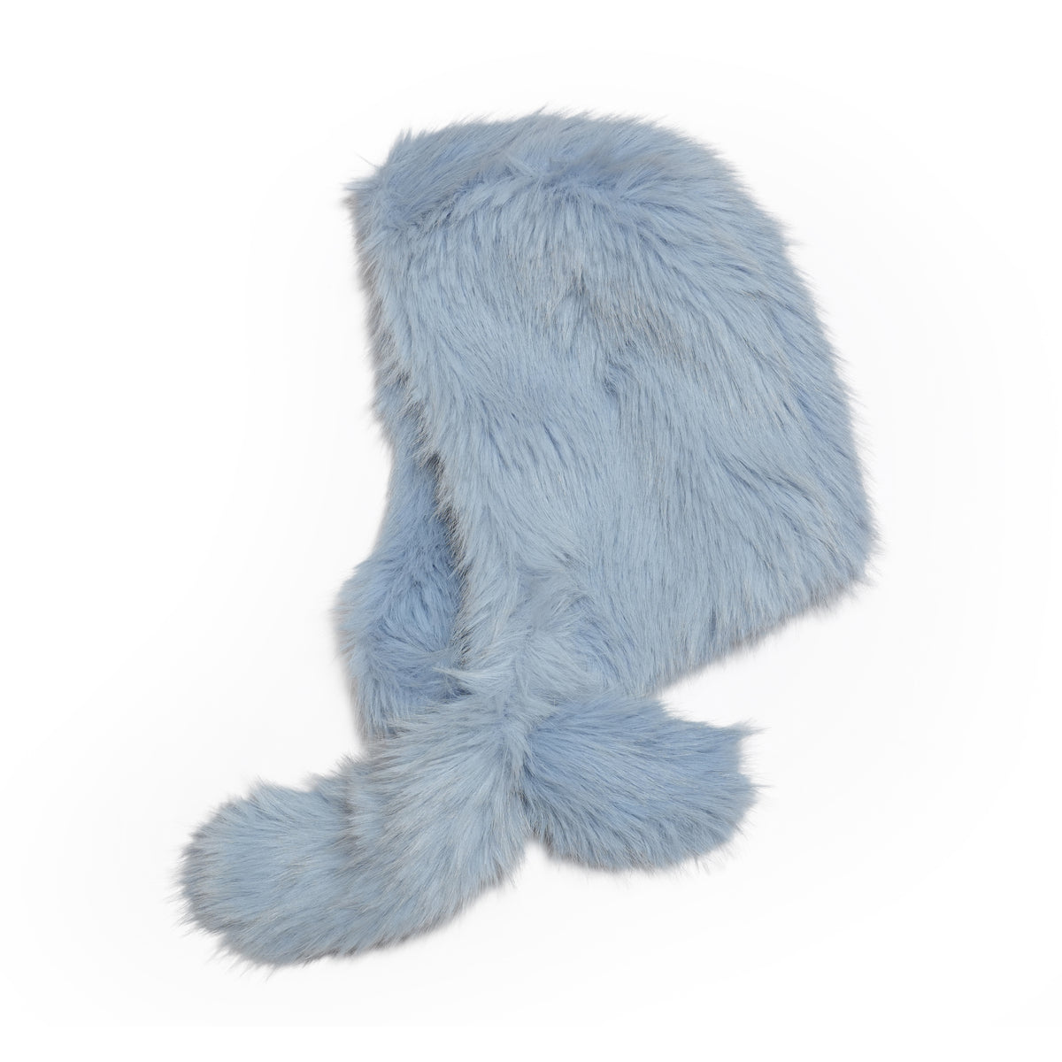 ORLA Faux Fur Pull-Through Balaclava – ice-blue | MOLLIOLLI