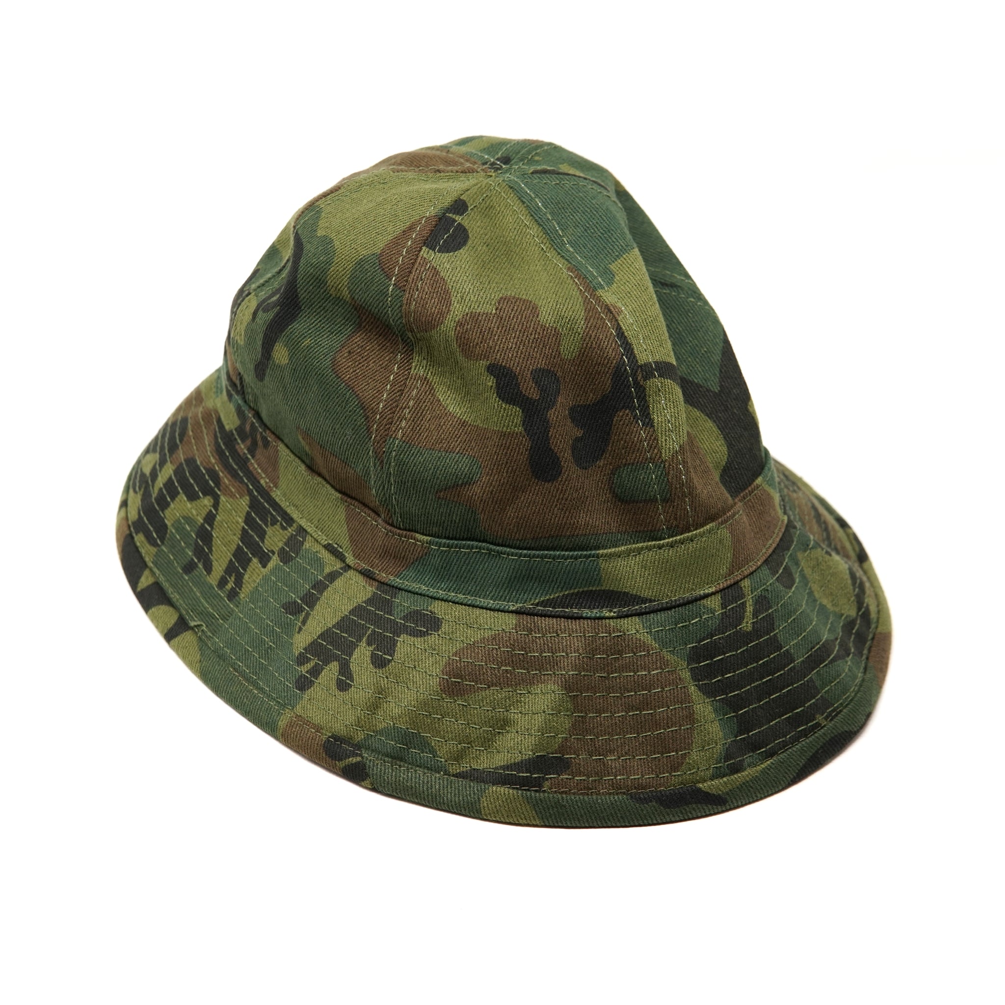 Name:ビンテージファブリックHAT | Color:Camo【NASNGWAM SELECT_ナスングワム】【ネコポス選択可能】