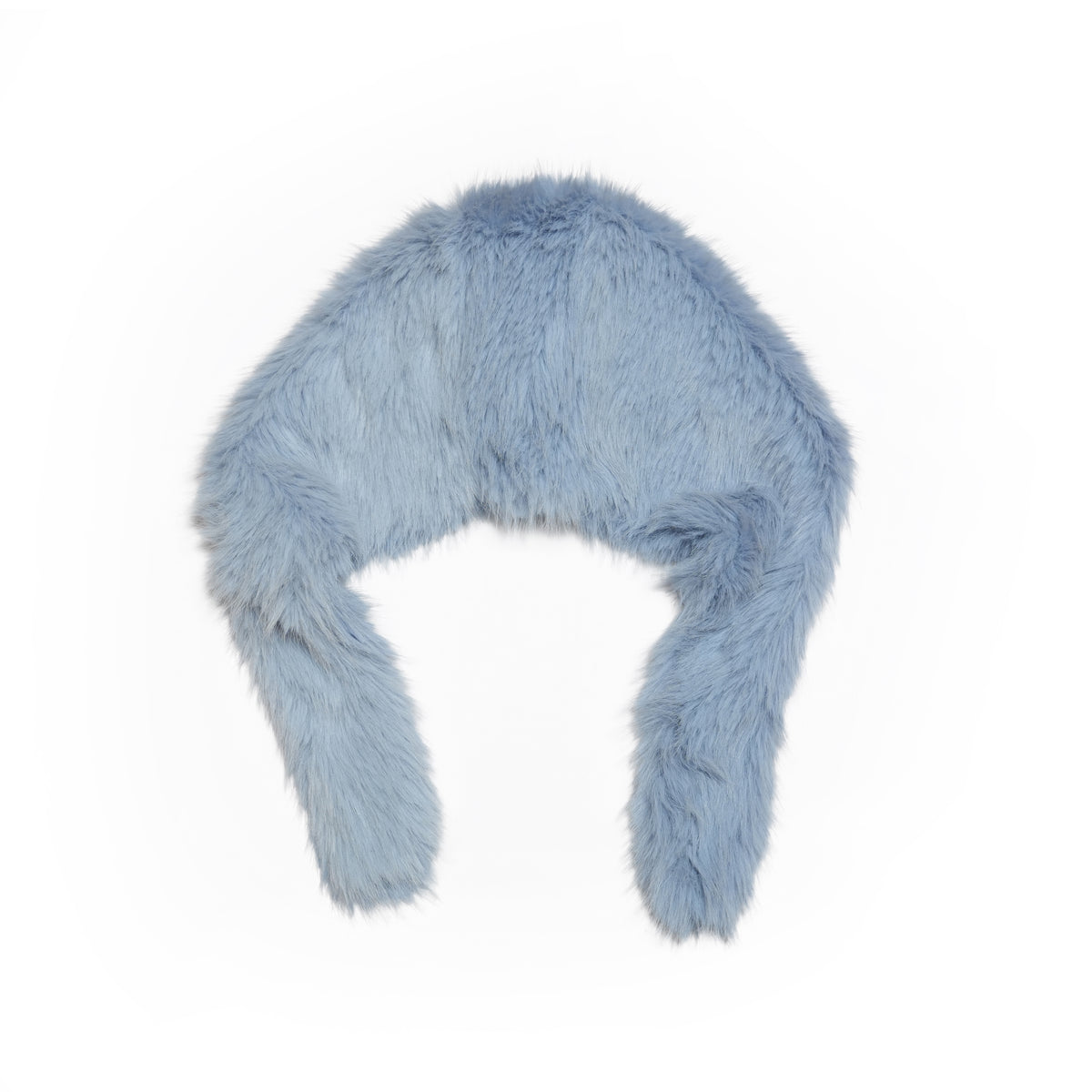 ORLA Faux Fur Pull-Through Balaclava – ice-blue | MOLLIOLLI