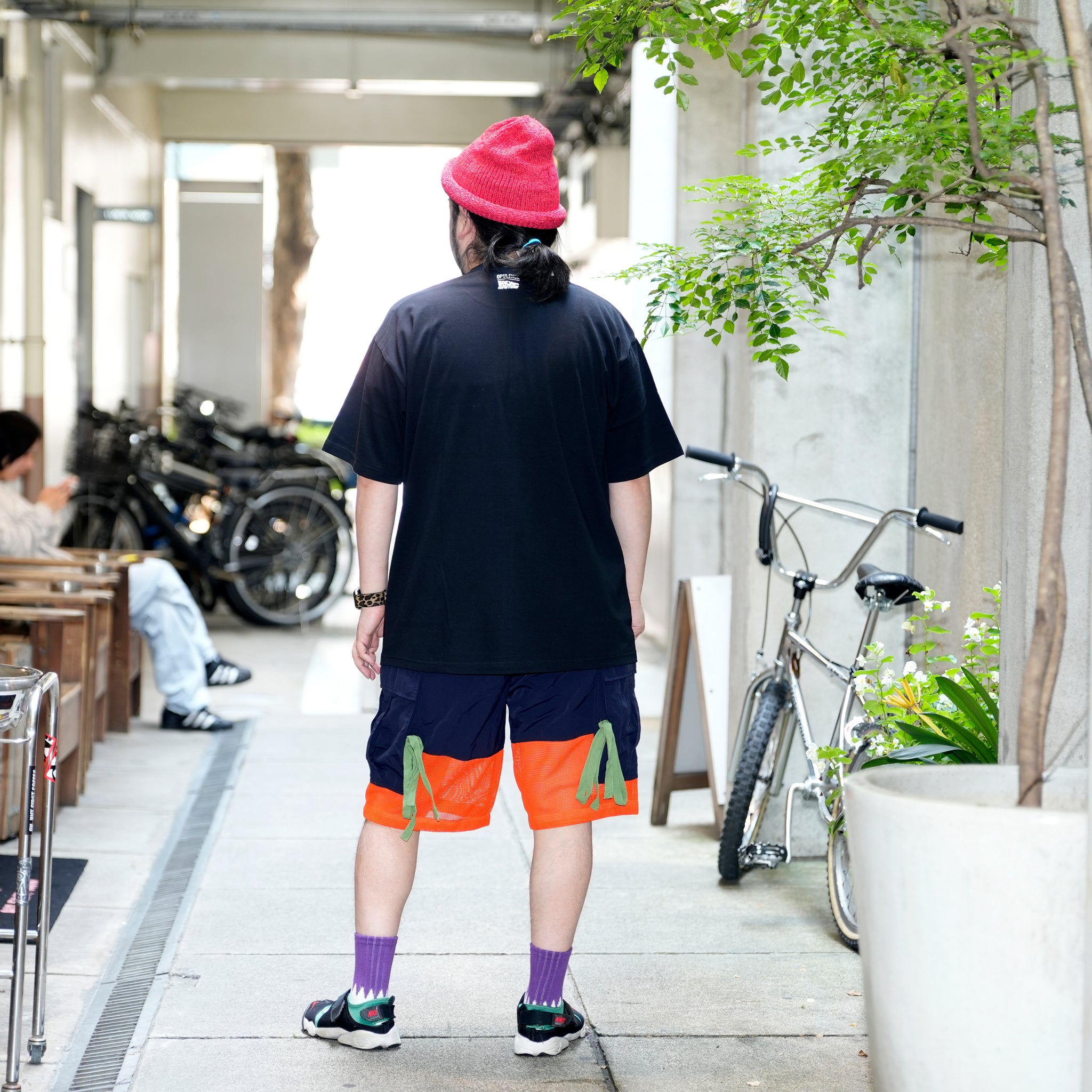 バックトゥザフューチャーコラボ Tシャツ | Color_White/Black | No_opgen254001【OPULENCE_オーピュレンス】