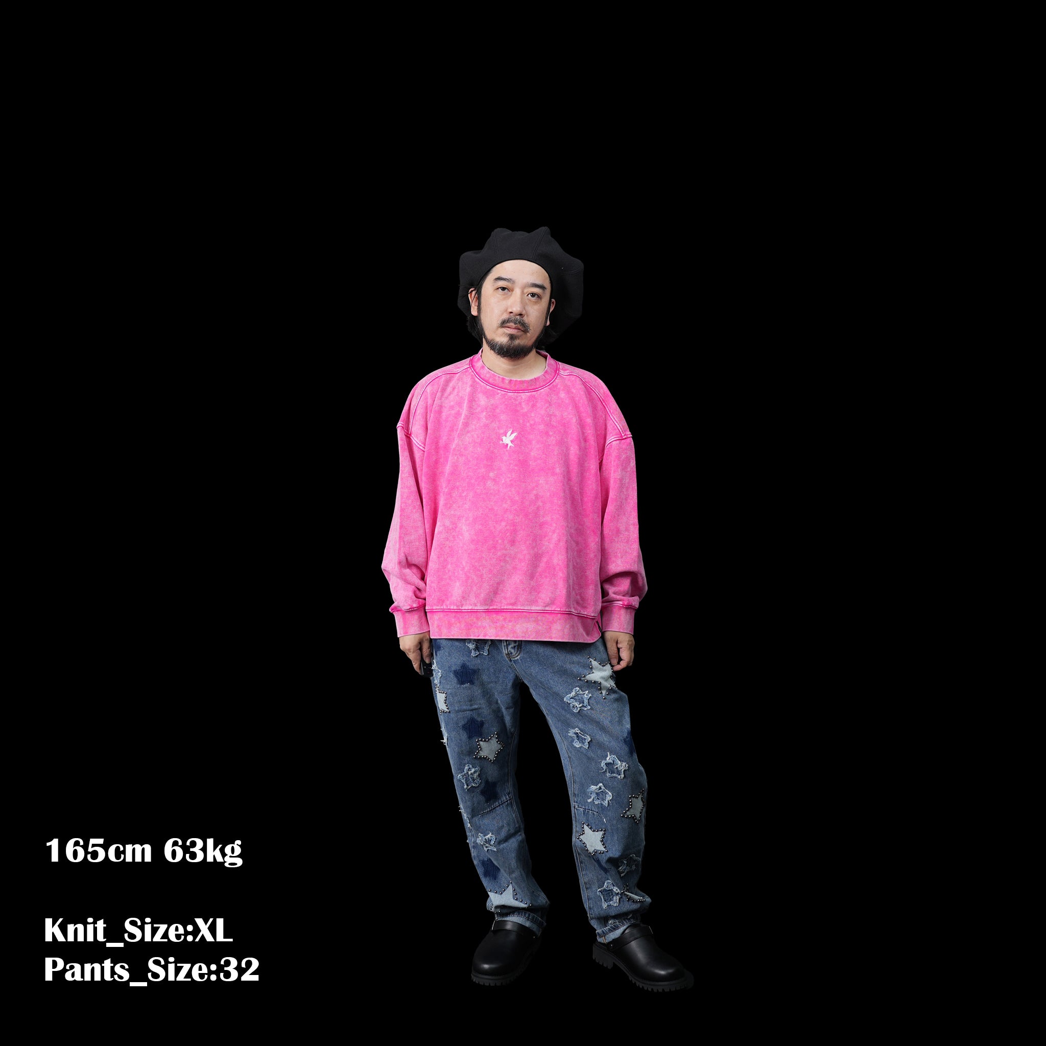 No:26030B | Name:PINK BOWER BIRD RETRO SWEATER | Color:Pink【ONE TEASPOON_ワンティースプーン】
