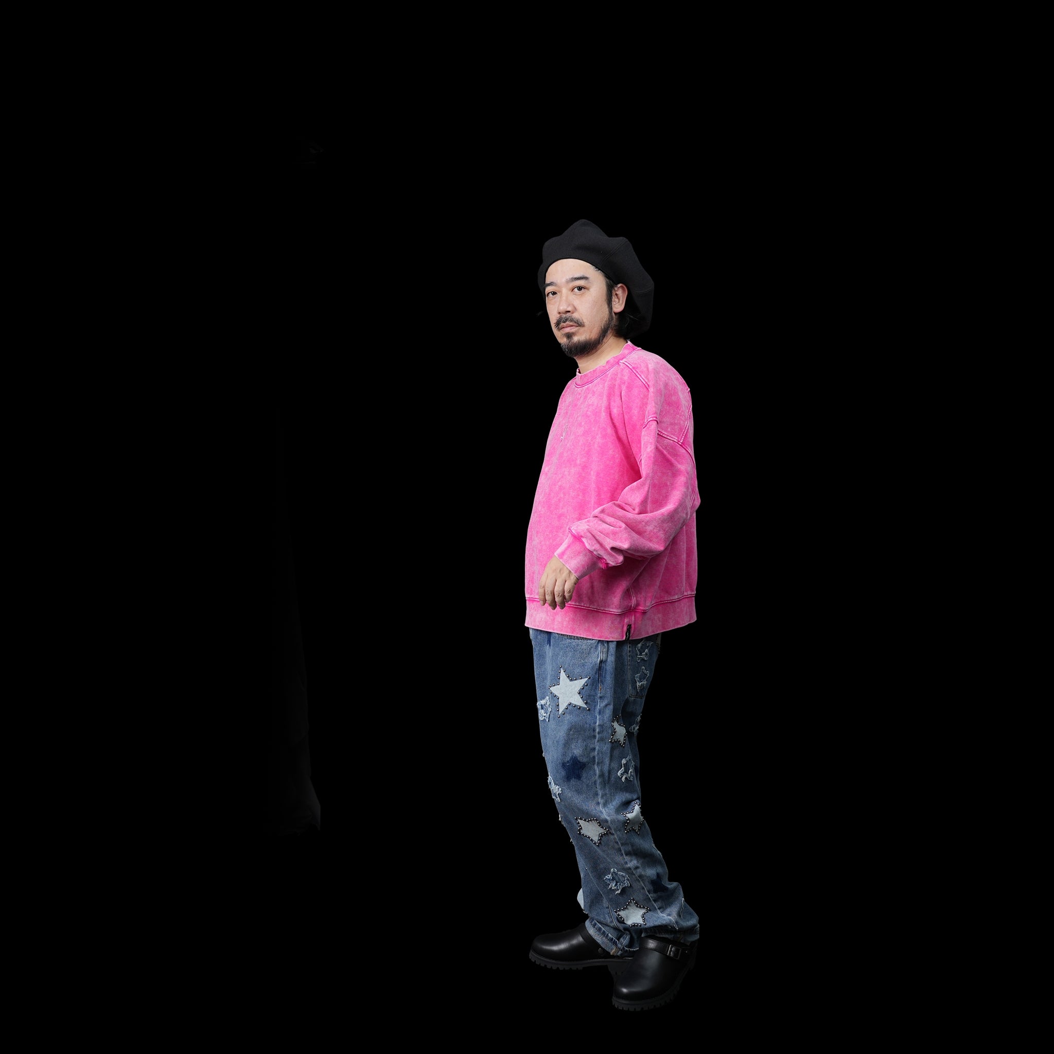 No:26030B | Name:PINK BOWER BIRD RETRO SWEATER | Color:Pink【ONE TEASPOON_ワンティースプーン】