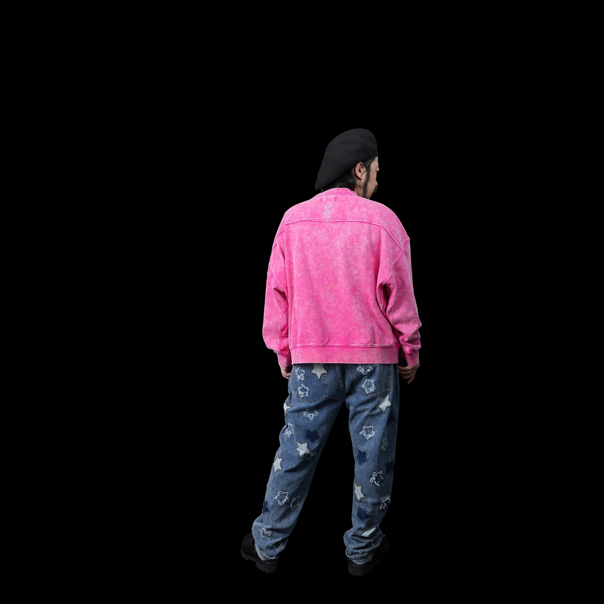 No:26030B | Name:PINK BOWER BIRD RETRO SWEATER | Color:Pink【ONE TEASPOON_ワンティースプーン】