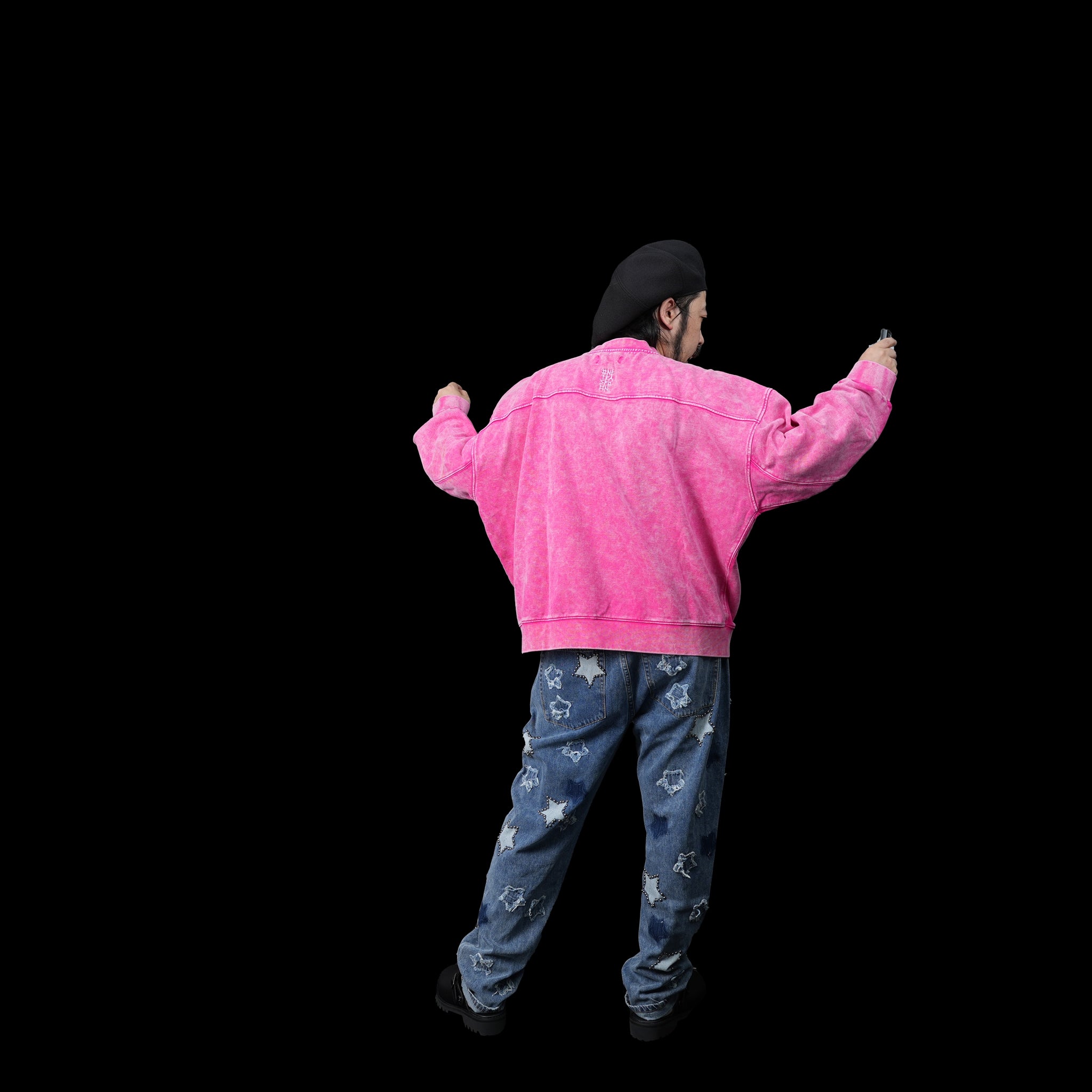 No:26030B | Name:PINK BOWER BIRD RETRO SWEATER | Color:Pink【ONE TEASPOON_ワンティースプーン】