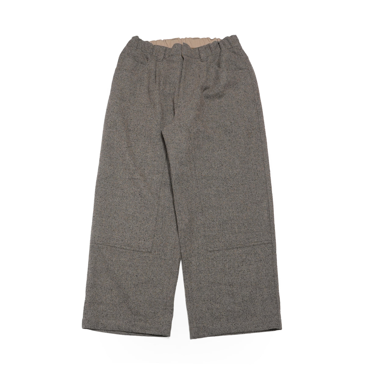 Wool Blend Tweed Double-Knee Painter's Work Pants <#grayge> | 〼〼 MASU MASU