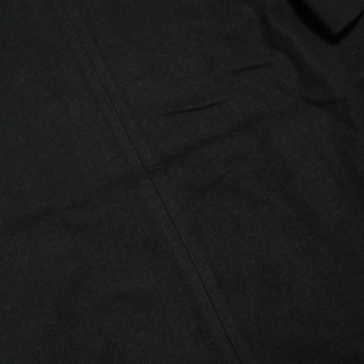 Wool Blend Double-Breasted Long Coat <#black> | 〼〼 MASU MASU