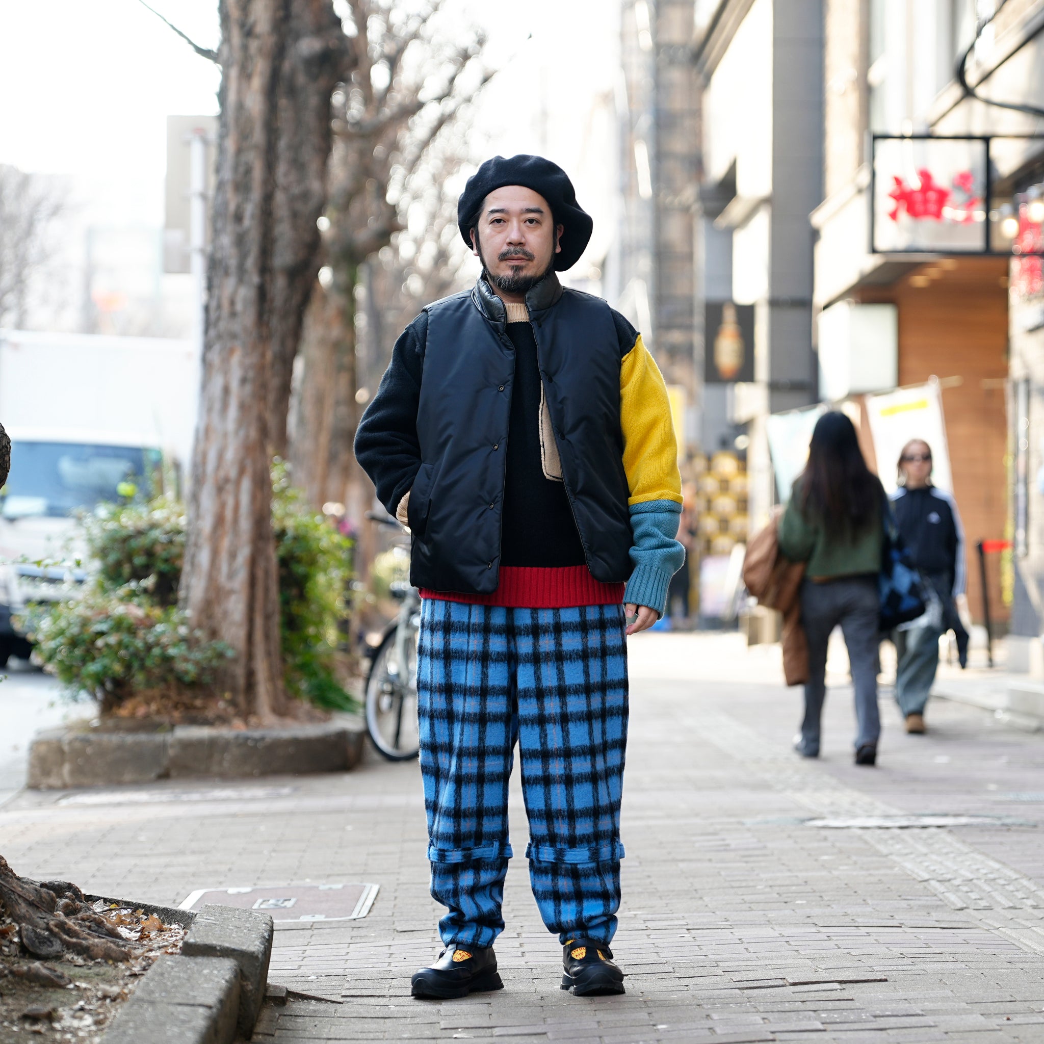 24#08-1030-0_Black | SIX-PATERN KNIT | Color:Black【MINAMI ANDERSON_ミナミアンダーソン】