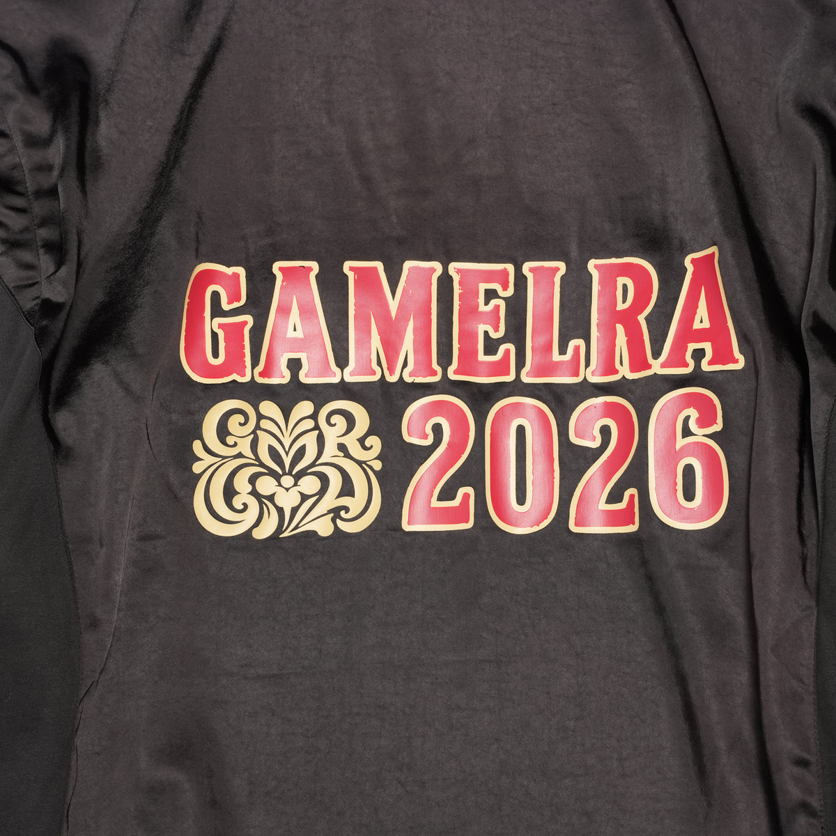 Satin Multi Half-Zip Jacket – Black | GAMELRA