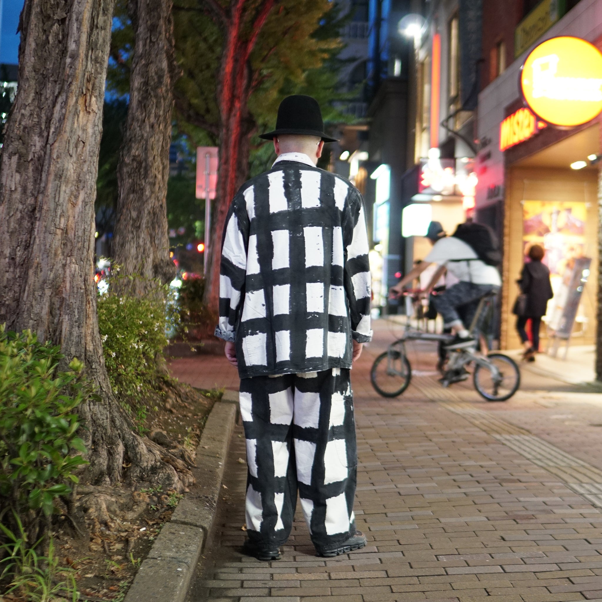 No:MC2-LICOCheck FW23 | Name:Forager Coat | Color: Licorice Check【MEALS CLOTHING_ミールズクロージング】