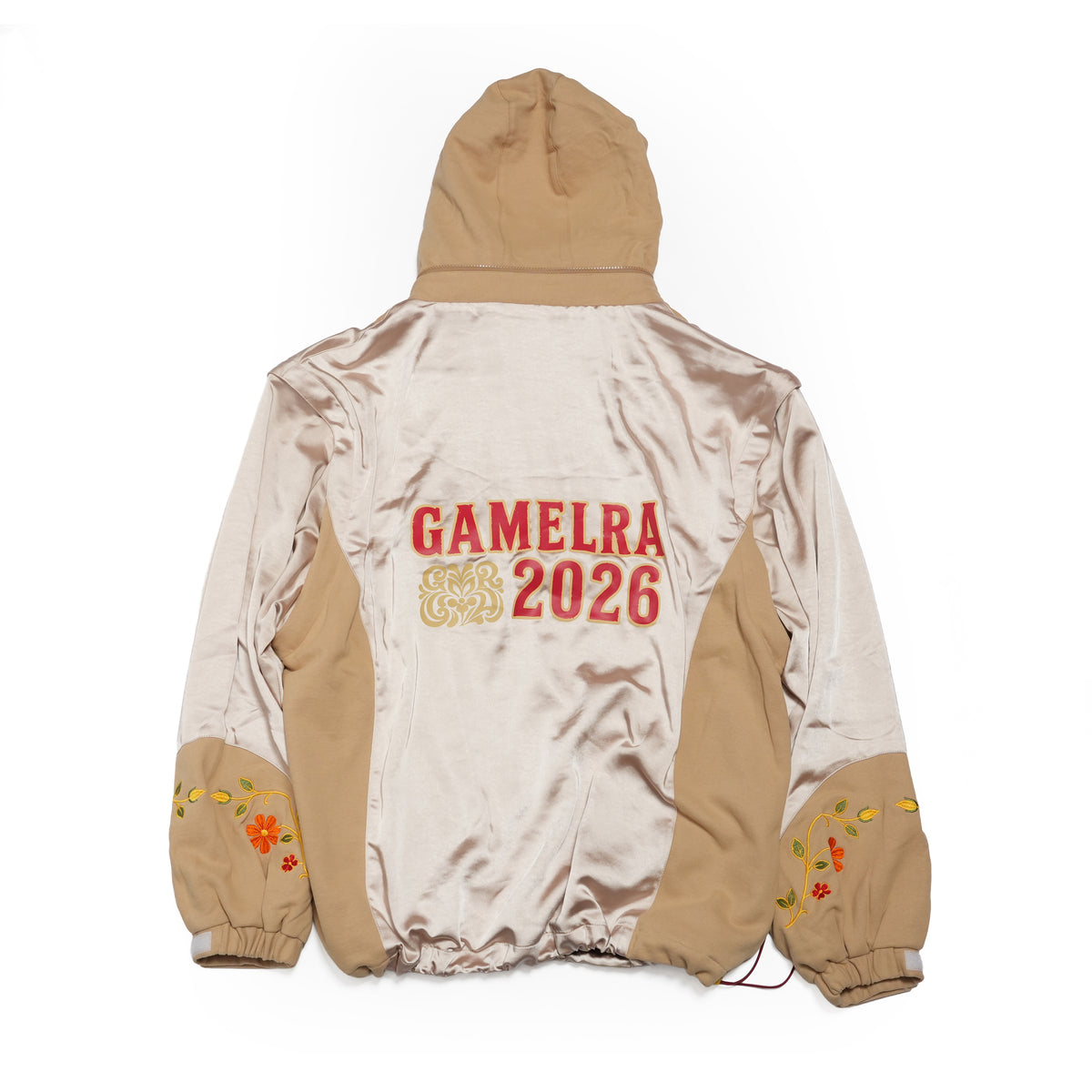 Satin Multi Half-Zip Jacket – WHITE MUSK | GAMELRA
